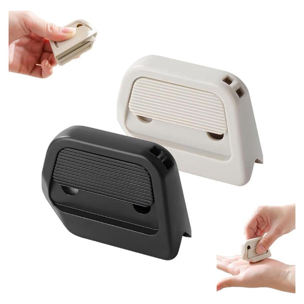 Magnetic Ceramic Box Cutter, Auto-Retract Ceramic Mini Box Cutter, Retractable Cardboard Cutter with Right Angle Groove, Portable Safety Package Box Opener, Fridge Magnet Design, for Daily Use