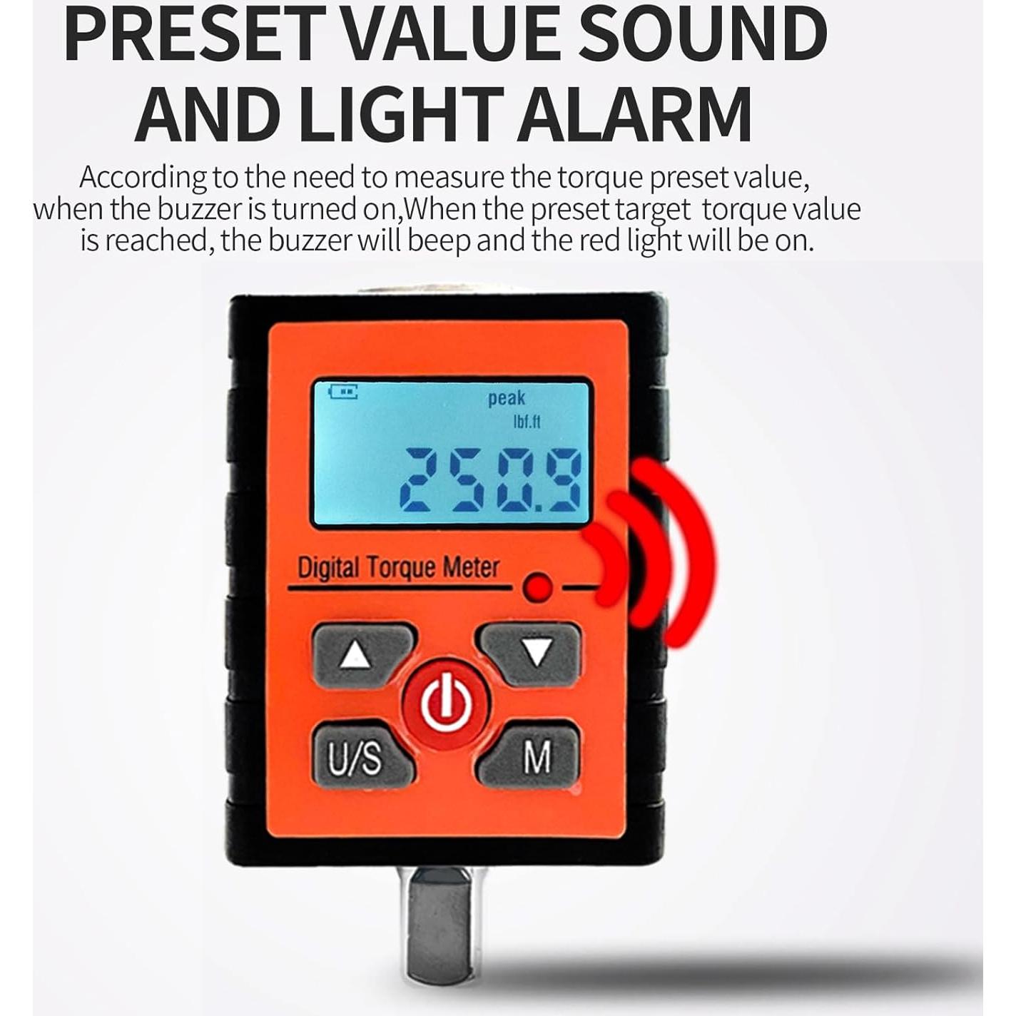 Adaptador de Par Digital Soonkoda K-340 1/2" a 1/4" y 3/8"