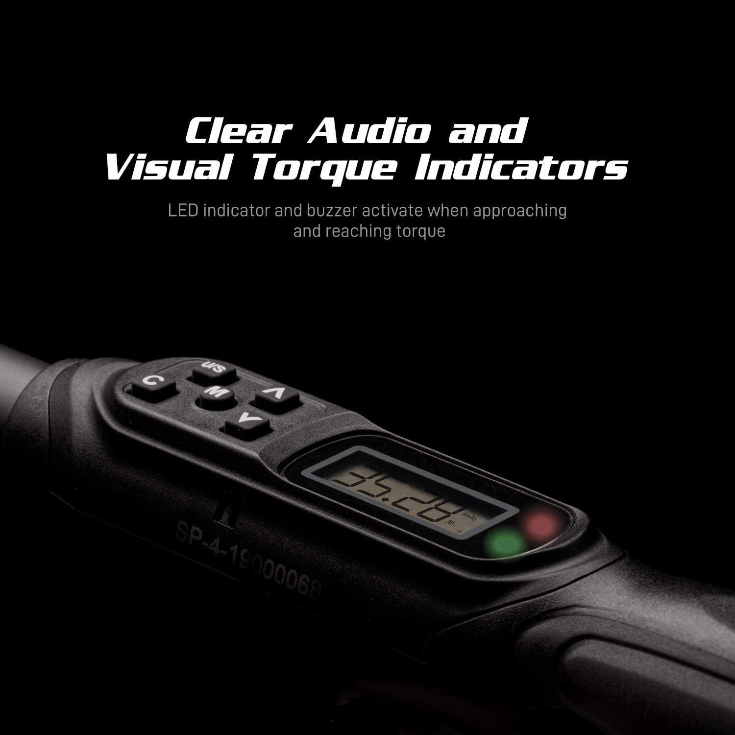 Destornillador de Par Digital Capri Tools CP26000 0.80-15.87 Nm