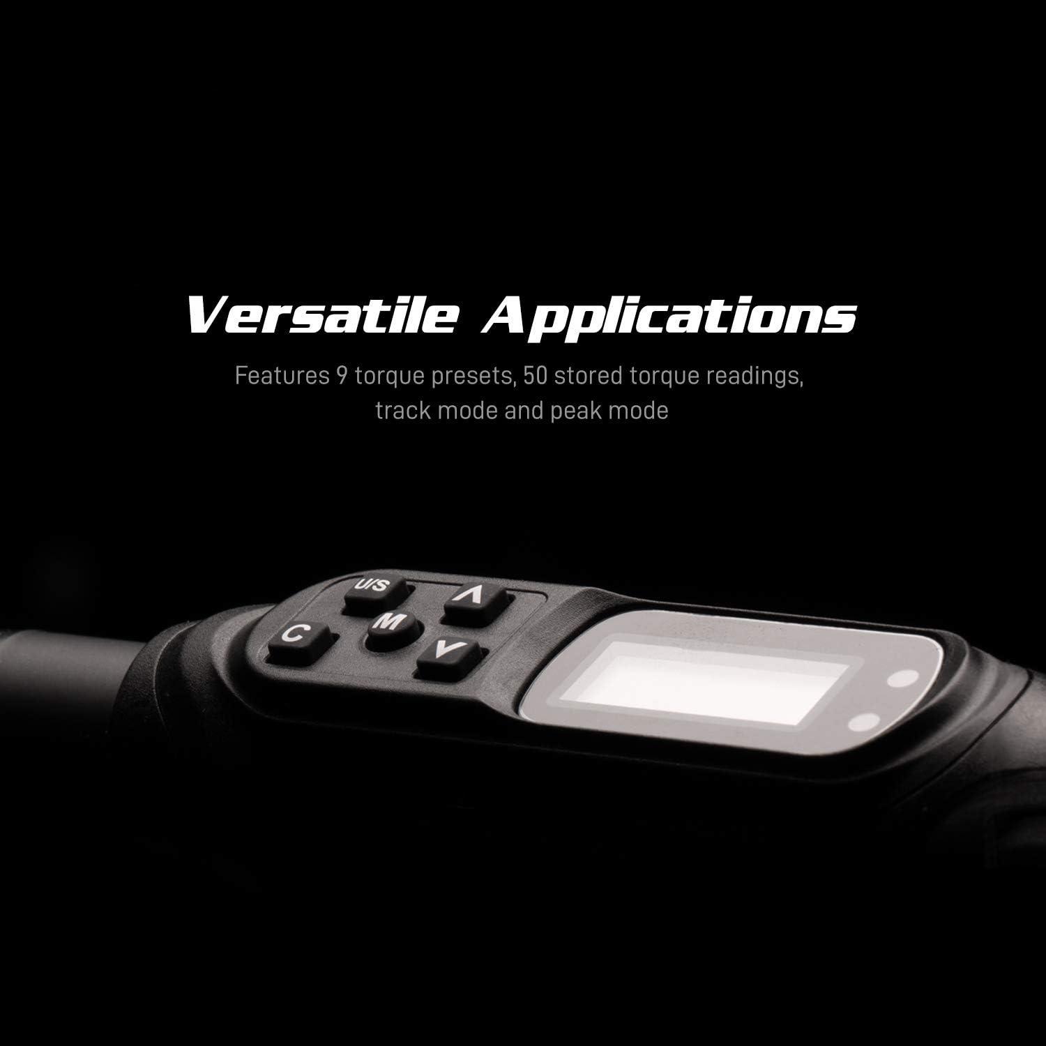 Destornillador de Par Digital Capri Tools CP26000 0.80-15.87 Nm