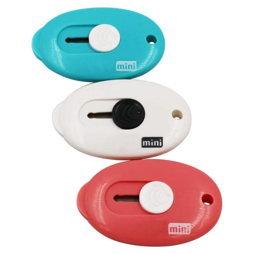 Cortadores Mini Utilitarios RJWKAZ 3PC Retráctiles Colores
