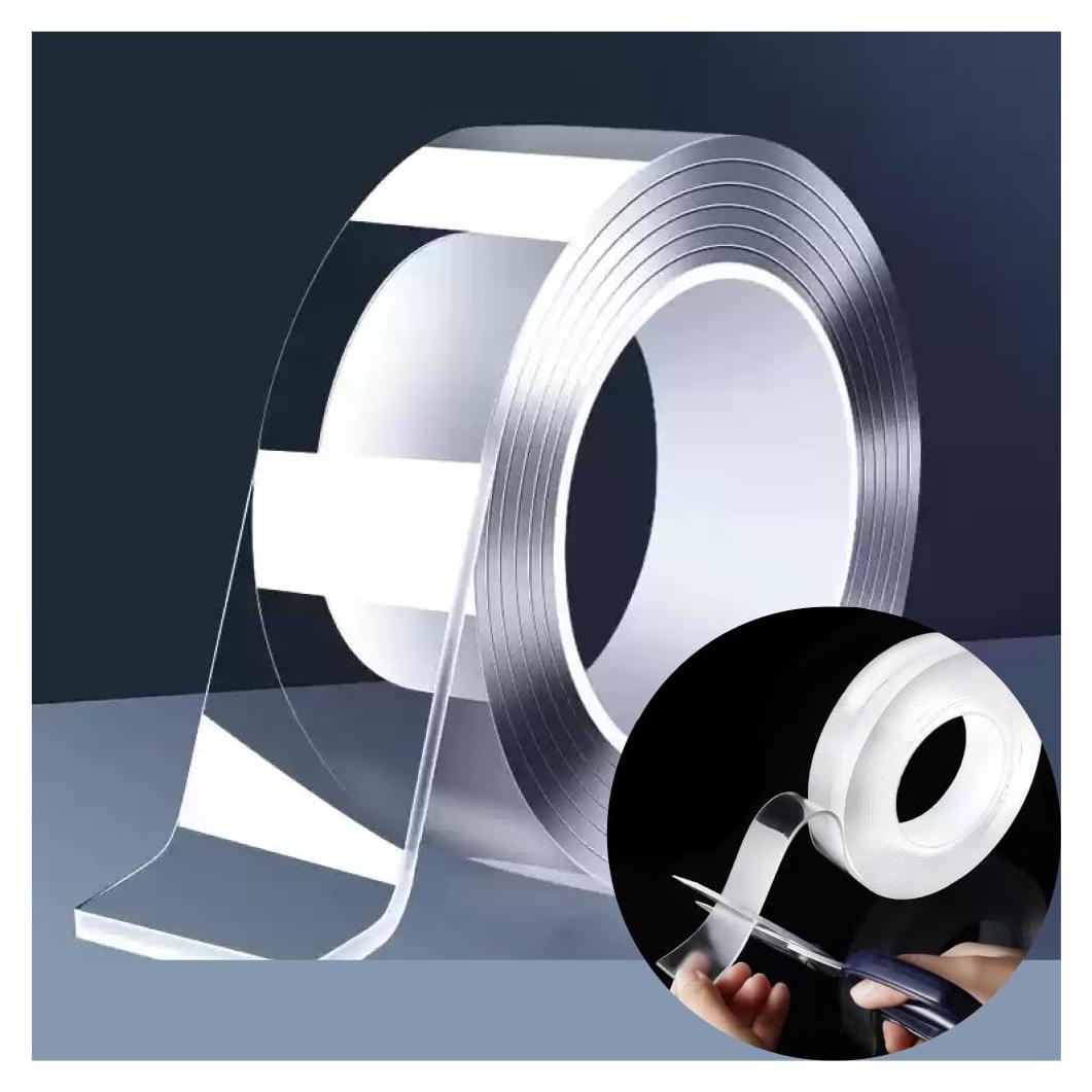 Cinta Adhesiva Doble Cara Extra Fuerte DIY Practice 1m 50mm