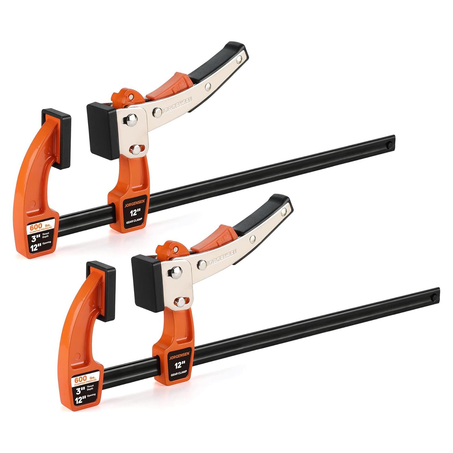 Juego de abrazaderas de barra Jorgensen 30.48 cm - 600 kg - 2 unidades