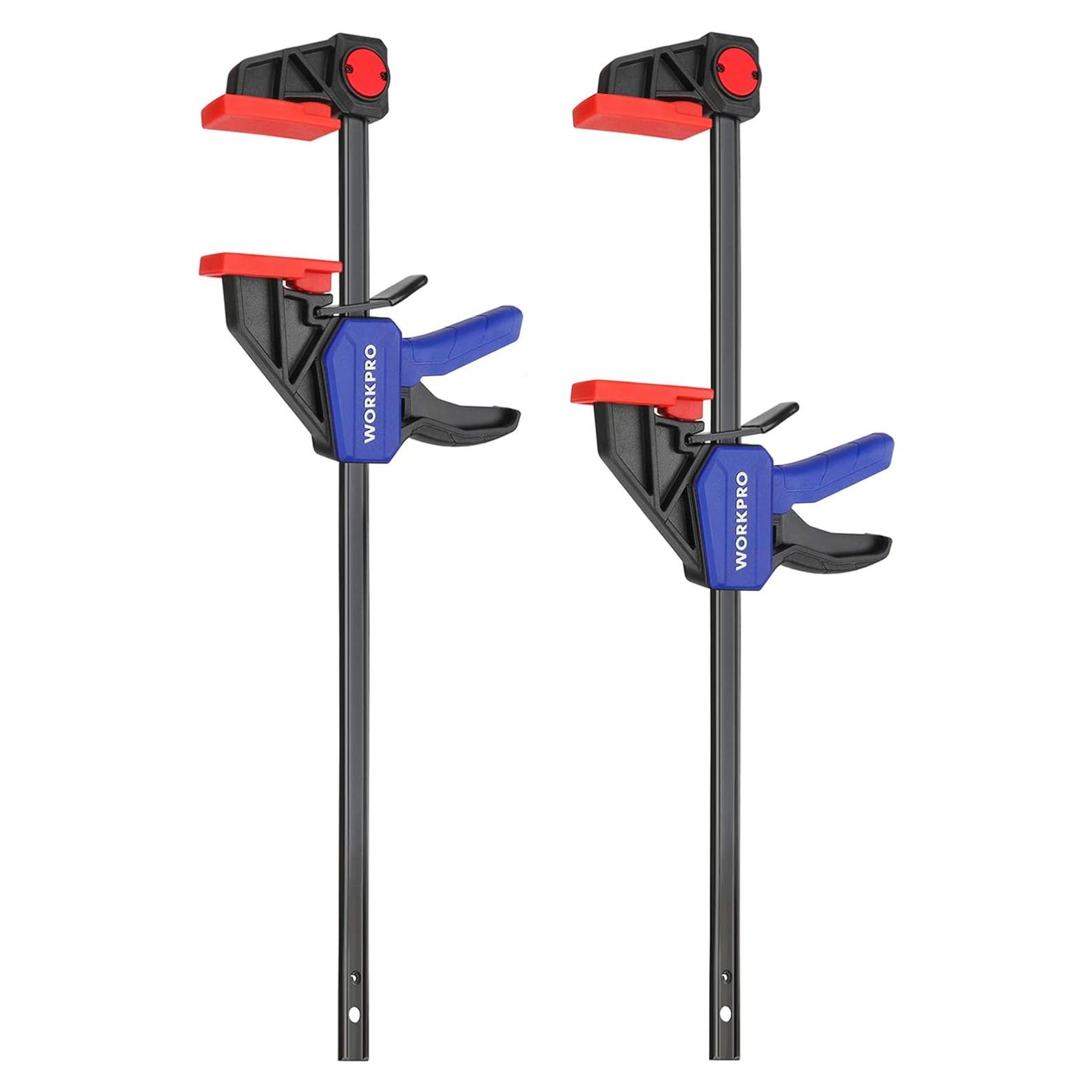 Abrazaderas de Carpintería WORKPRO 12" 2-Pack 150LBS