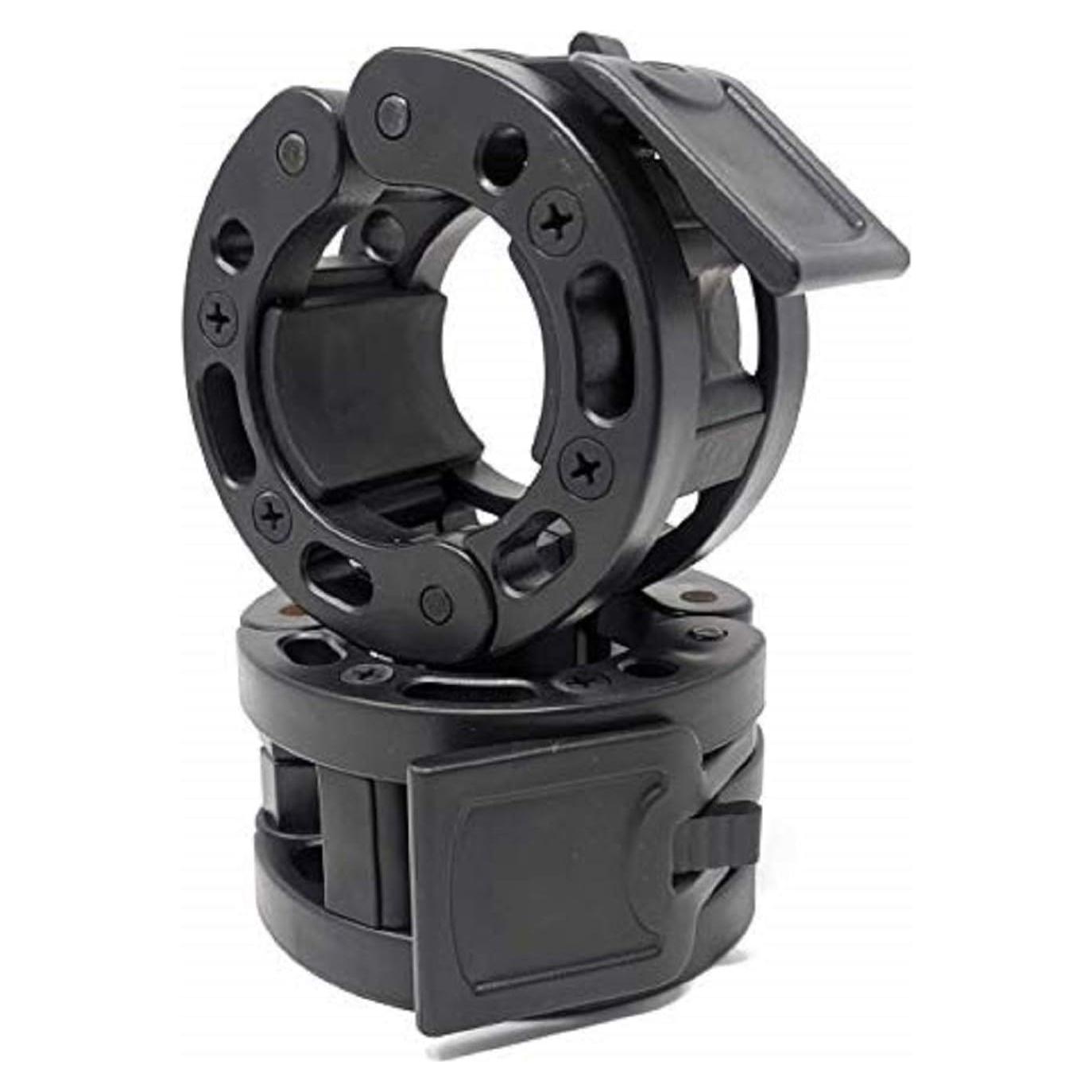 Abrazaderas de barra olímpica Clout Fitness CF-9080-BK, par de clips