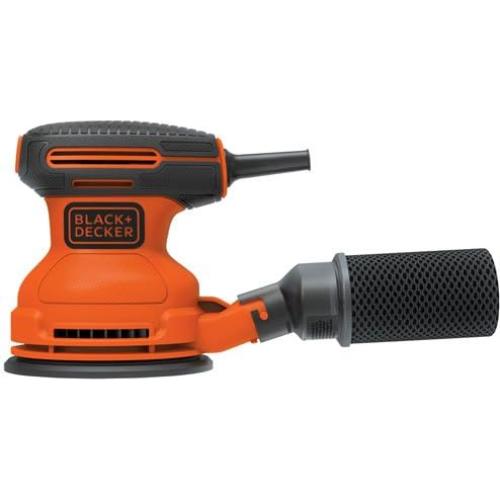 Lijadora Orbital Aleatoria BLACK+DECKER 127mm con Abrazaderas