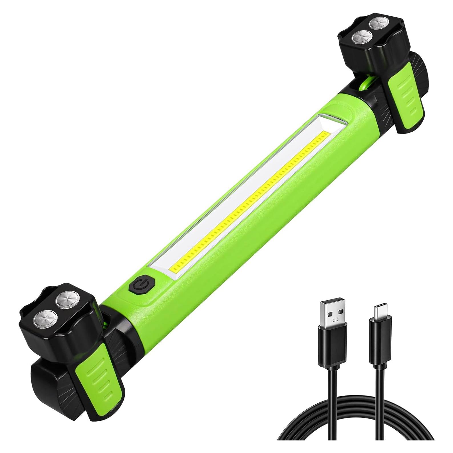 Luz de Trabajo LED Ropelux 2500LM Recargable Magnética Verde