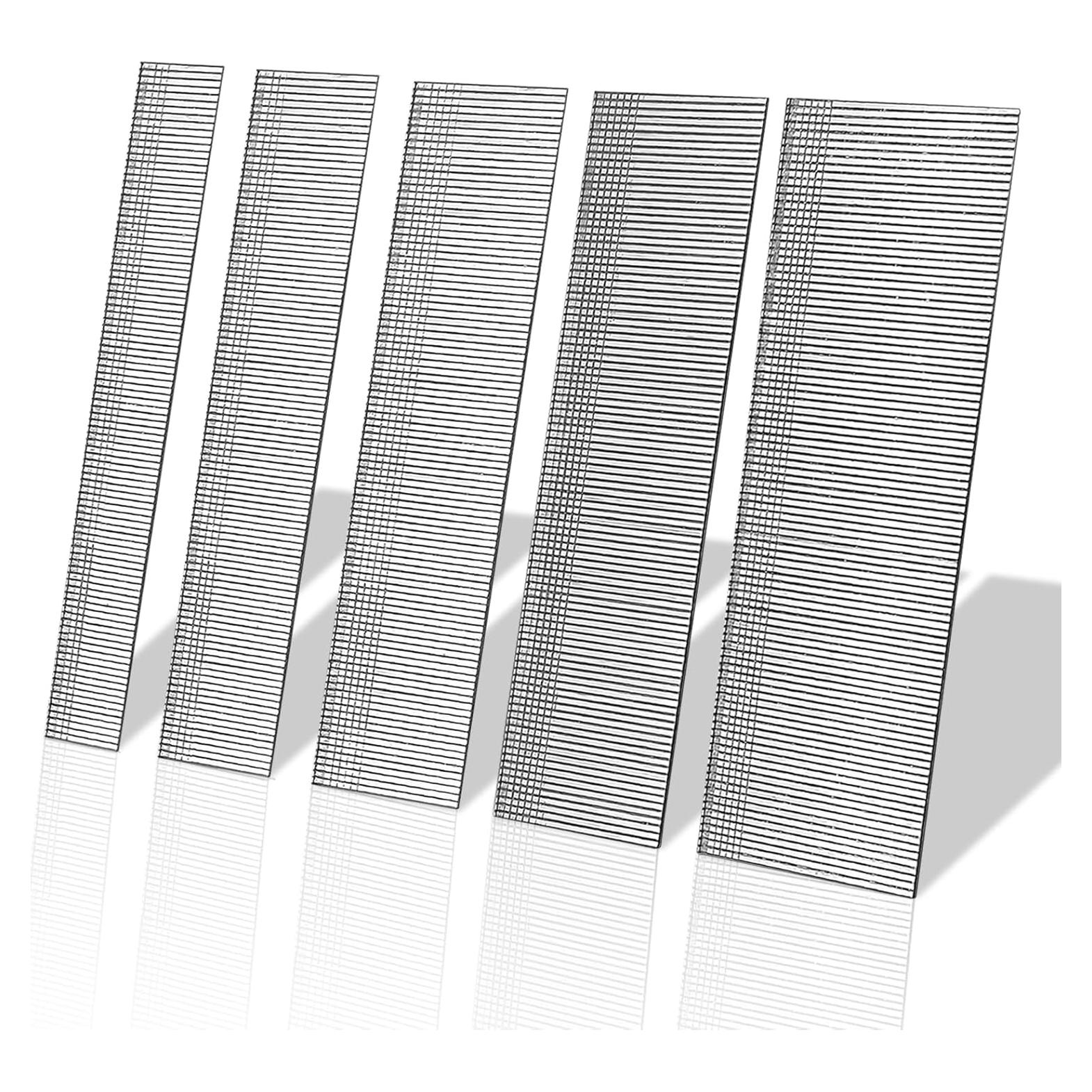 Clavos Brad 18GA Galvanizados BaBaYang 1500PCS 5 Tamaños