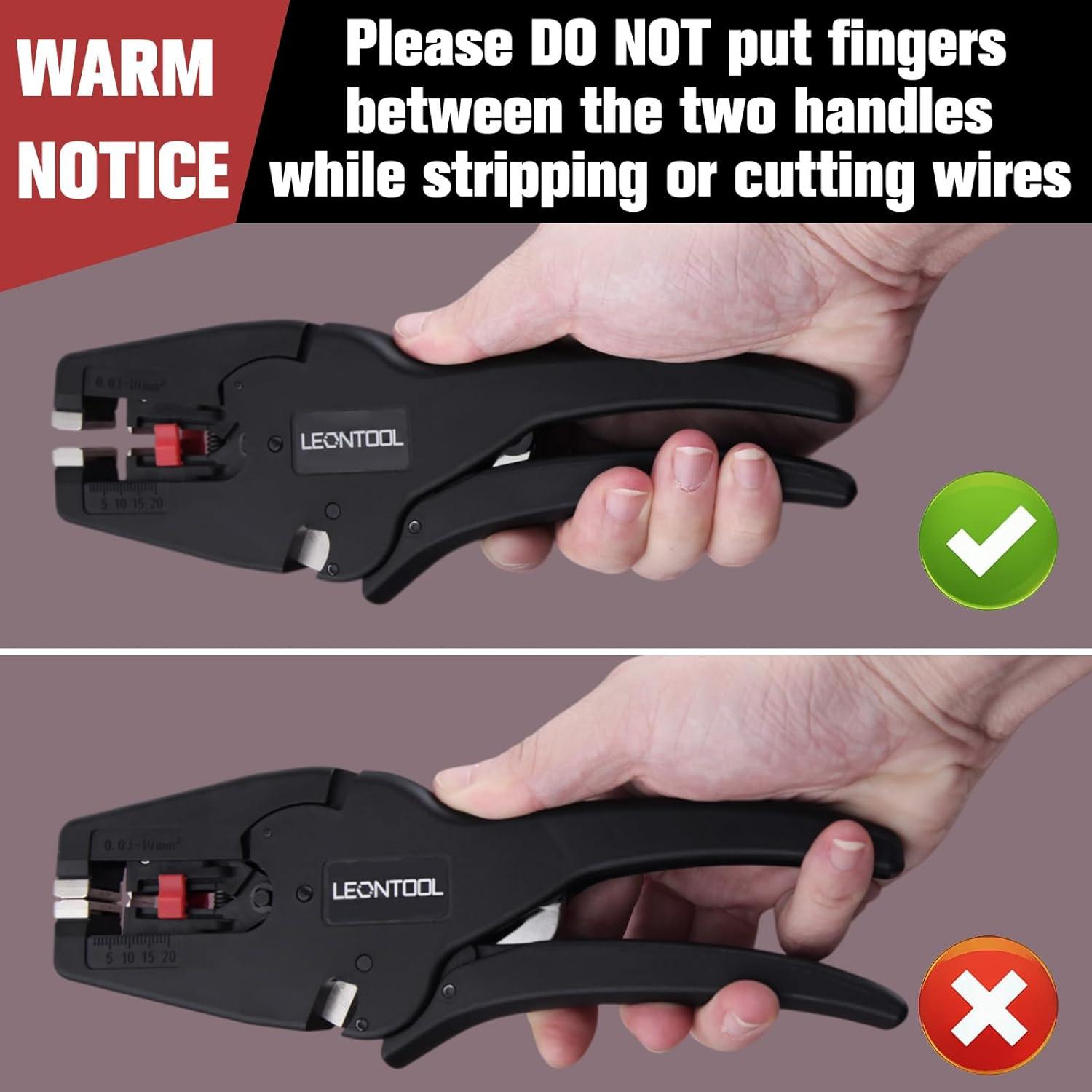 Desforrador de Cables 2 en 1 LEONTOOL para 7-32 AWG