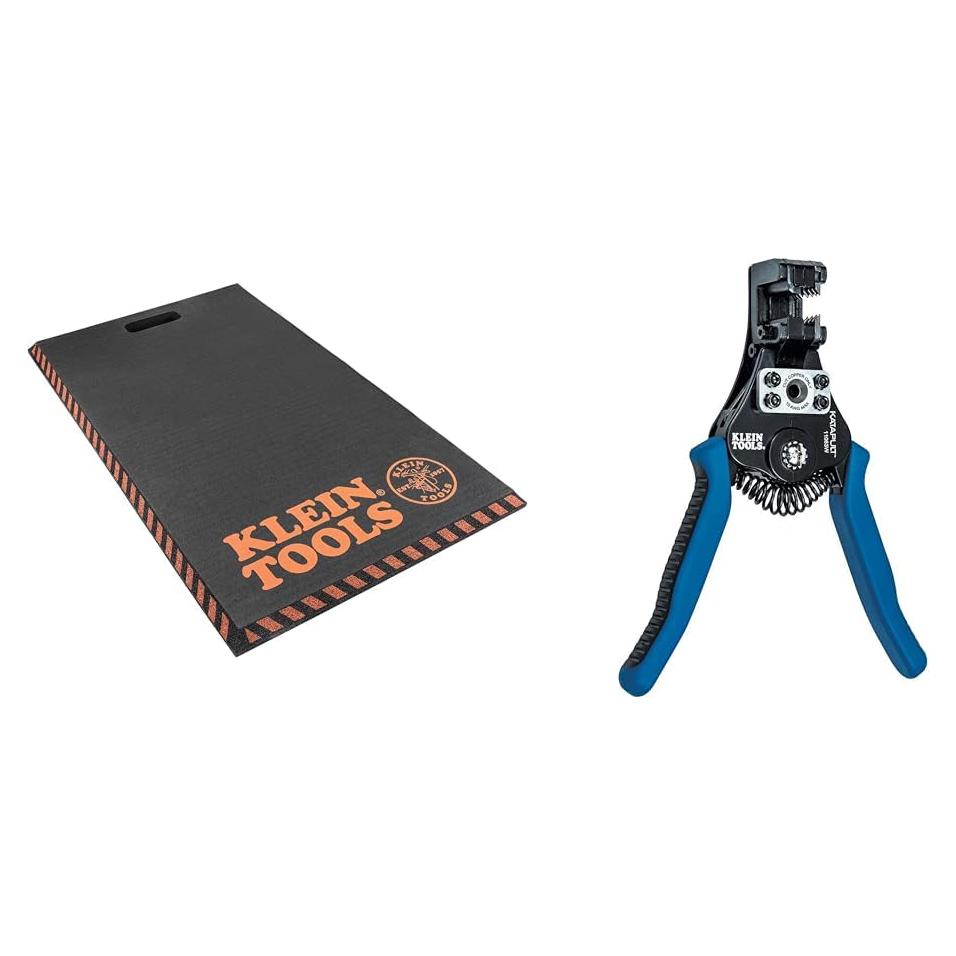 Klein Tools Almohadilla para Arrodillarse Grande + Cortador de Alambre