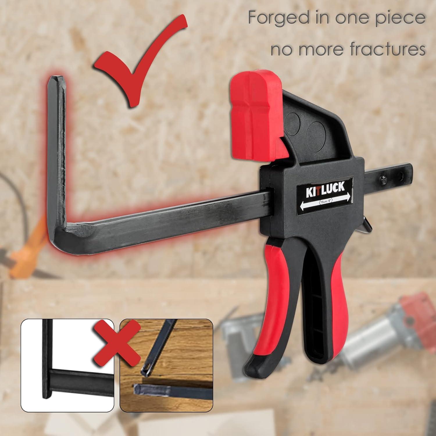 Abrazadera de riel guía KITLUCK para sierra de pista - 2 piezas