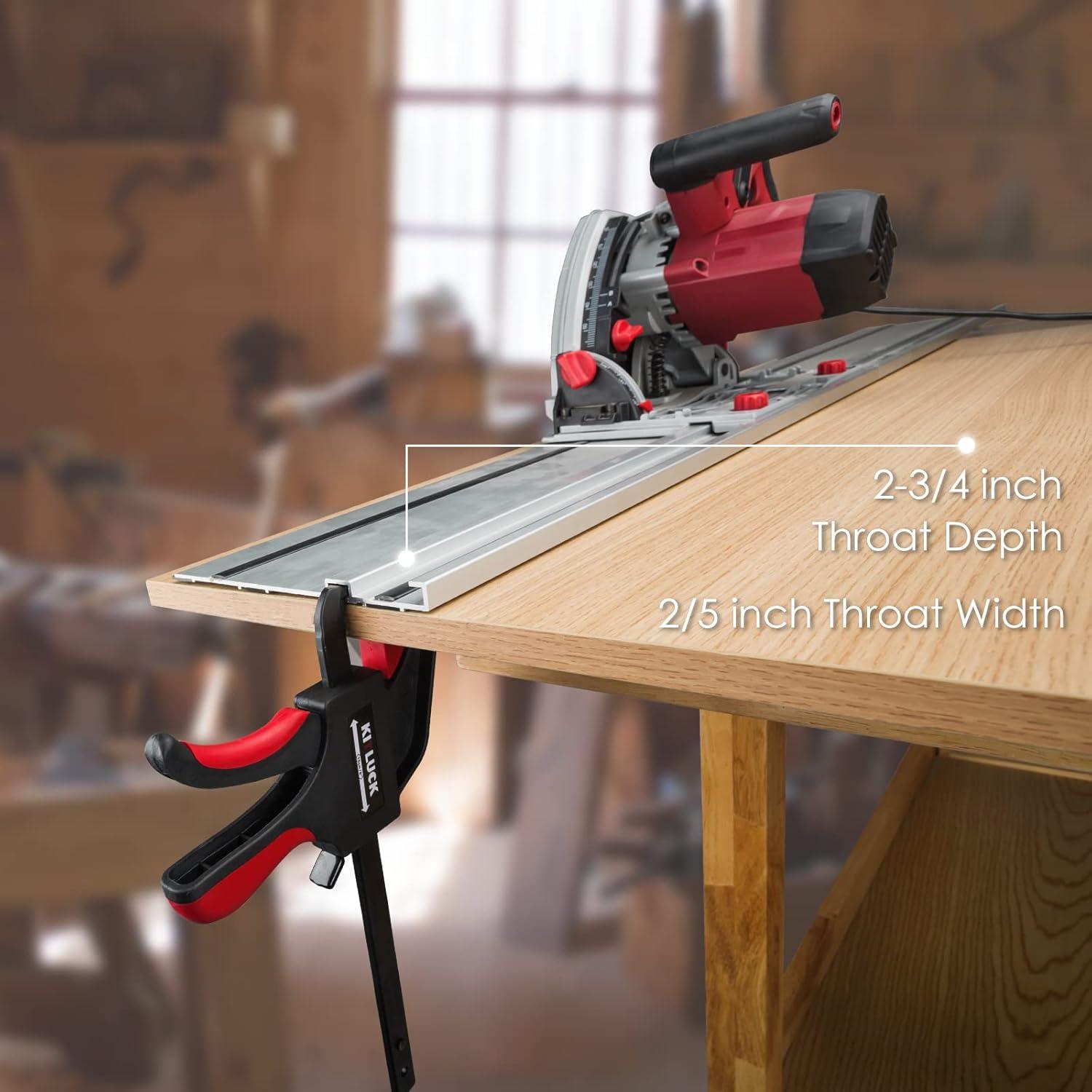 Abrazadera de riel guía KITLUCK para sierra de pista - 2 piezas