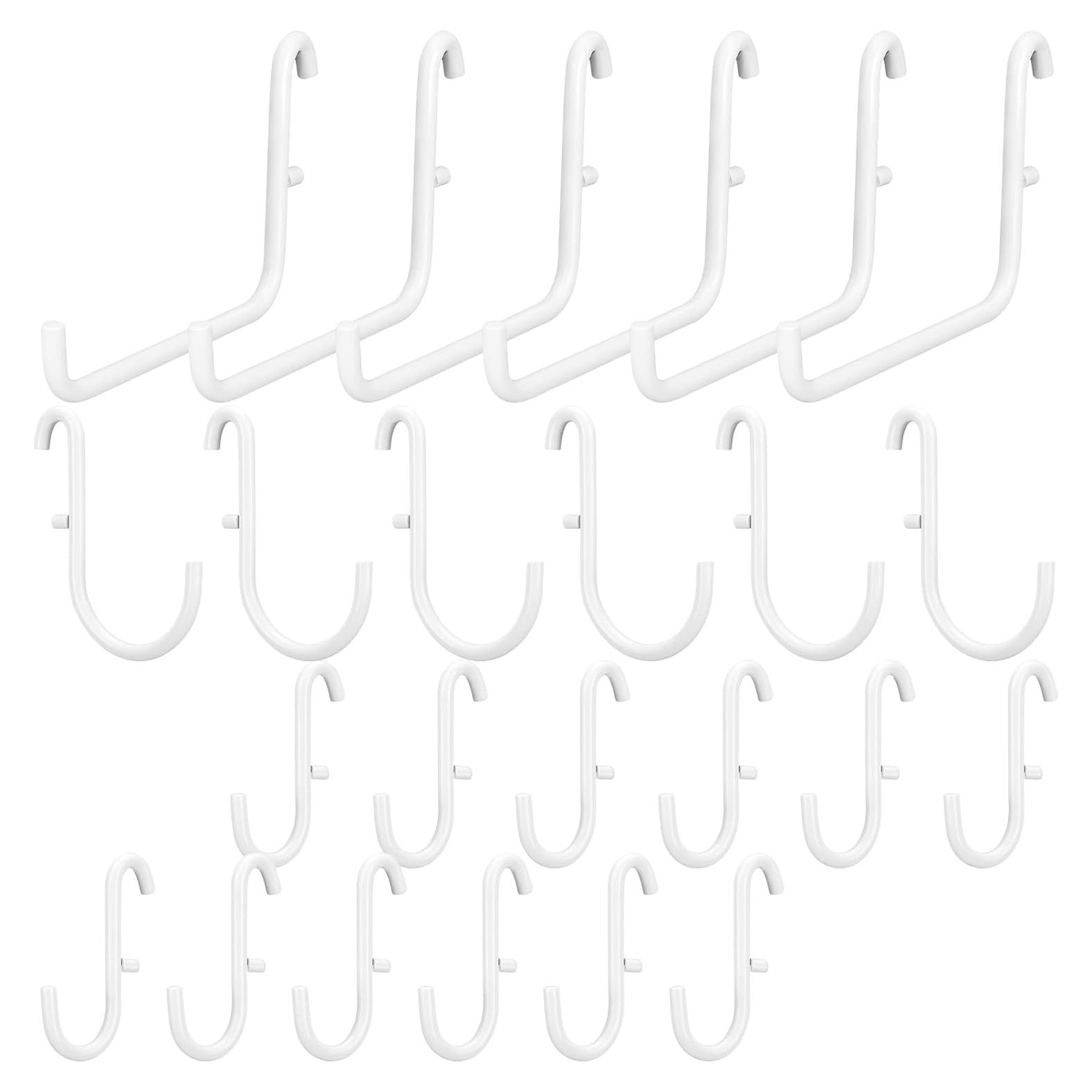 Ganchos para Tablero Perforado Moxweyeni 24 Pcs Compatible IKEA