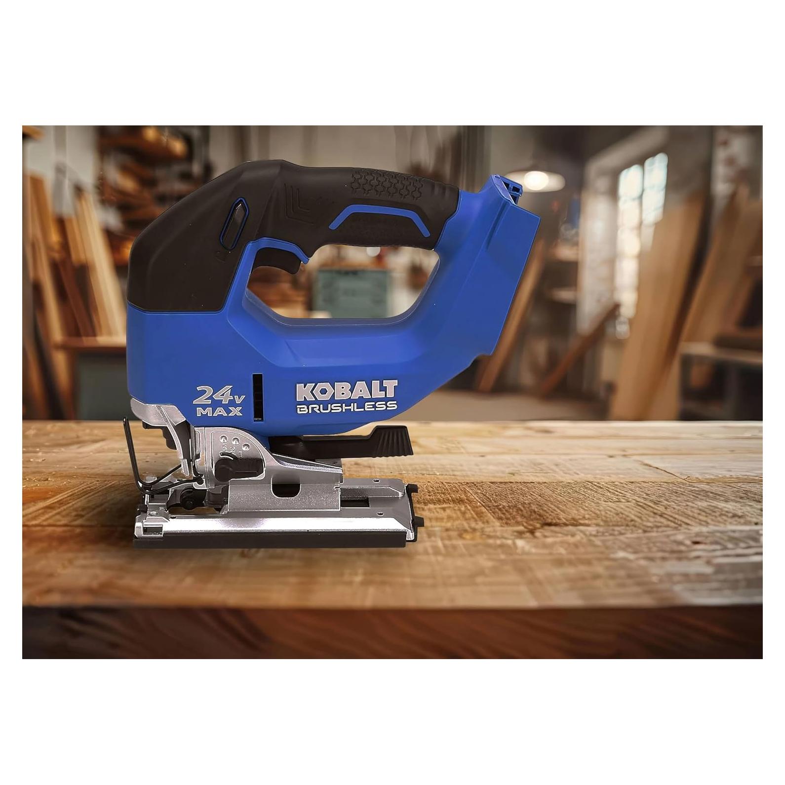 Sierra de calar inalámbrica Kobalt 24V sin escobillas