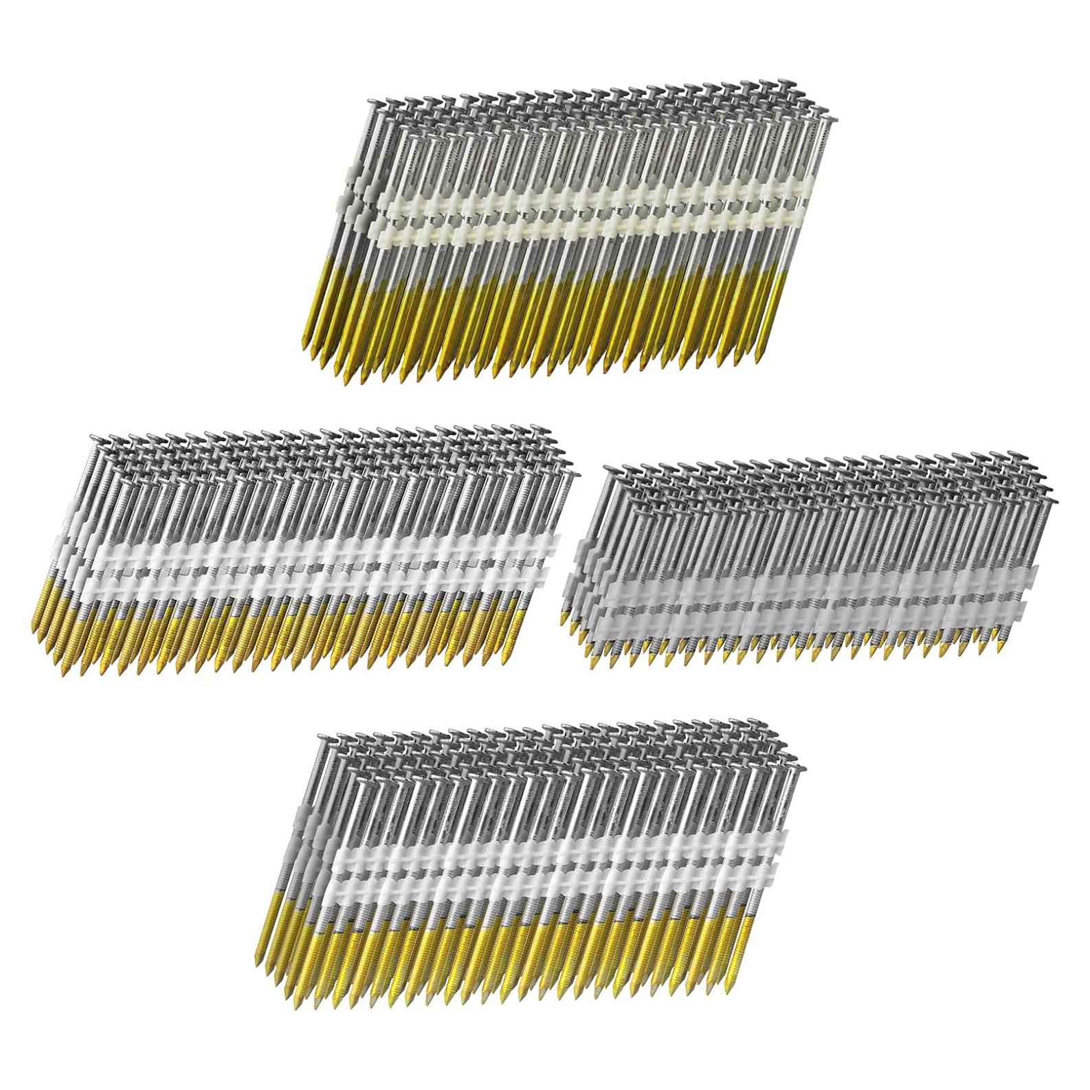 Clavos de Enmarcado Galvanizados SITLDY 1000 PCS 4 Tamaños