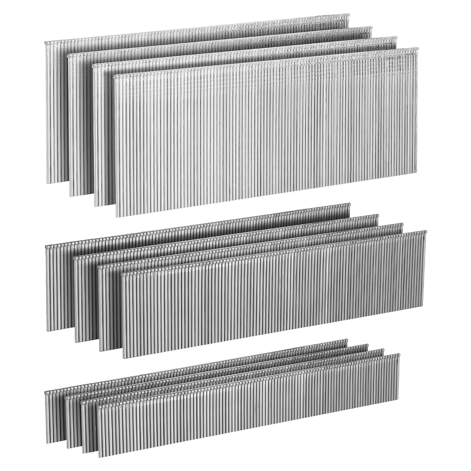 Clavos de Brad Acero Inoxidable 18GA 1200 Piezas 5cm 3cm 1.9cm