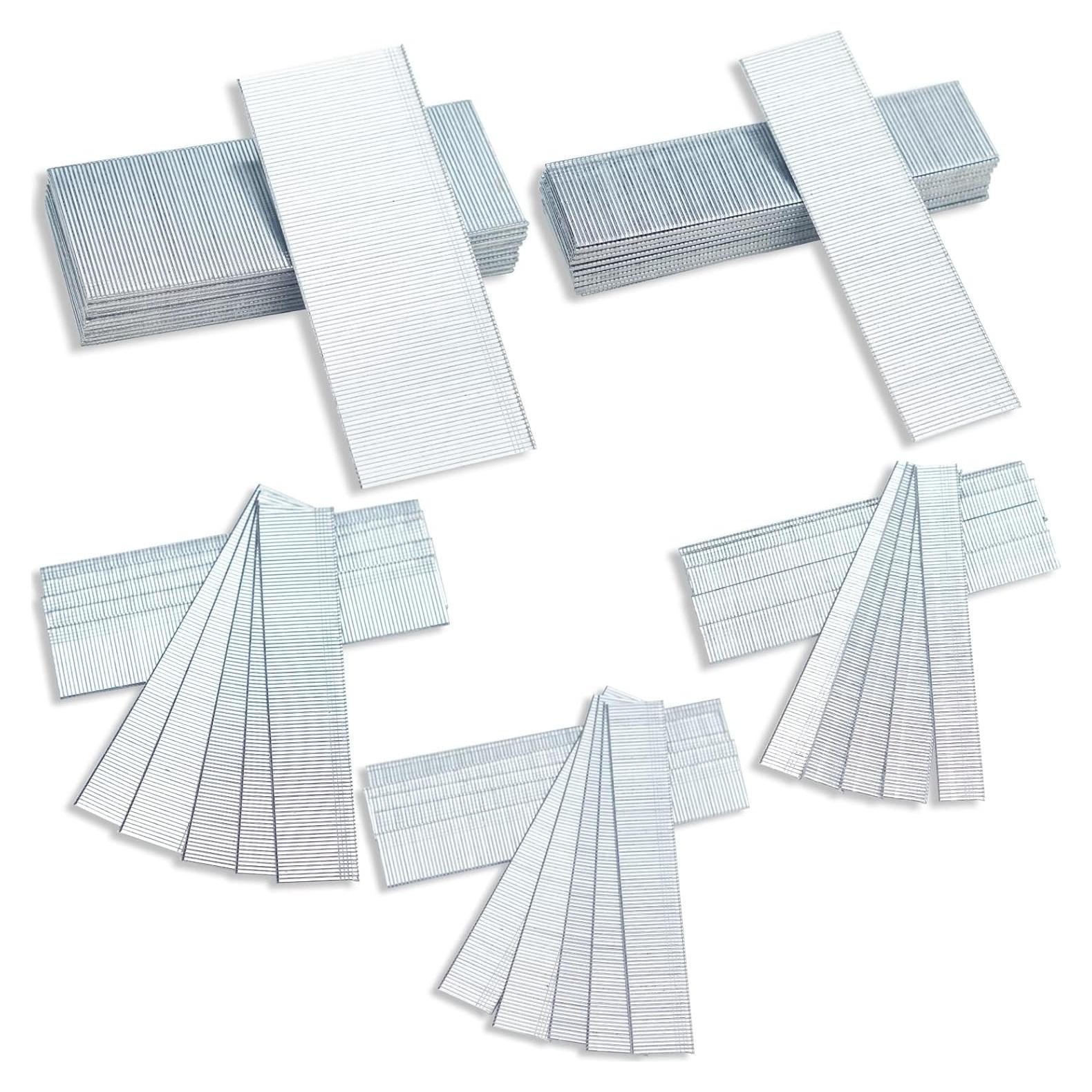 Clavos Brad 18GA Galvanizados PINOZE 5000 Piezas 5 Tamaños