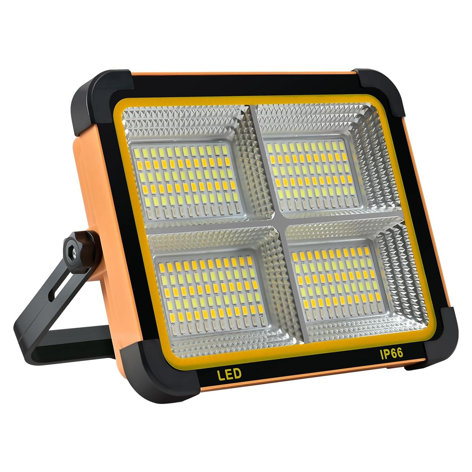 Luz de Trabajo Solar Recargable HZZ 100W LED IP66 Portátil