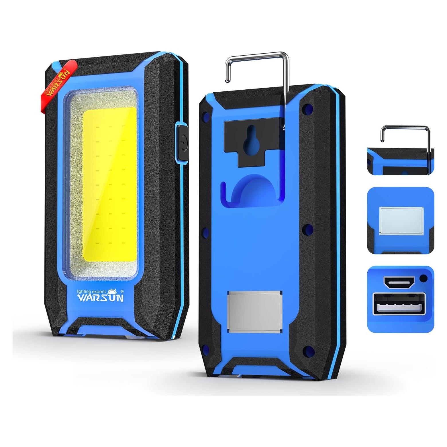 Luz de Trabajo LED Recargable WARSUN 40W 1500 Lúmenes