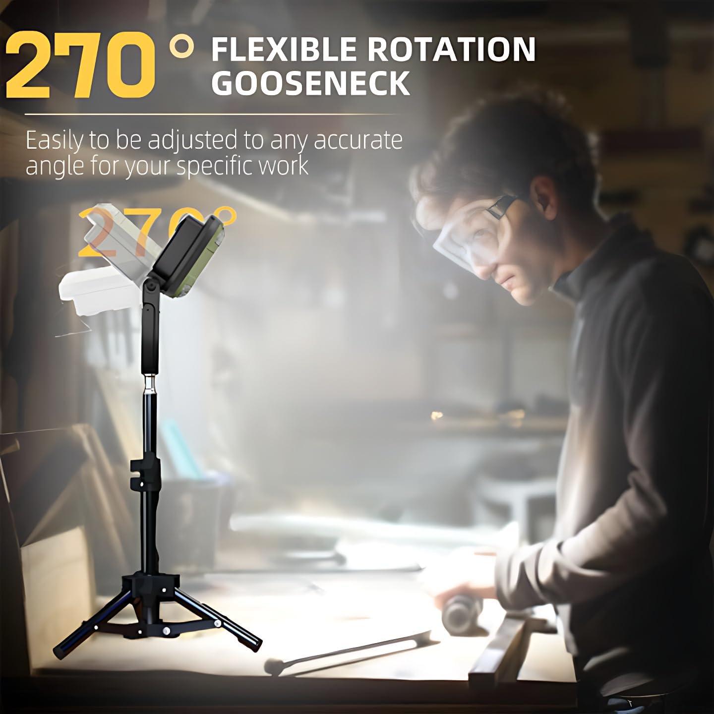 Luz de Trabajo LED Recargable StoneBrook 2000LM 10000mAh