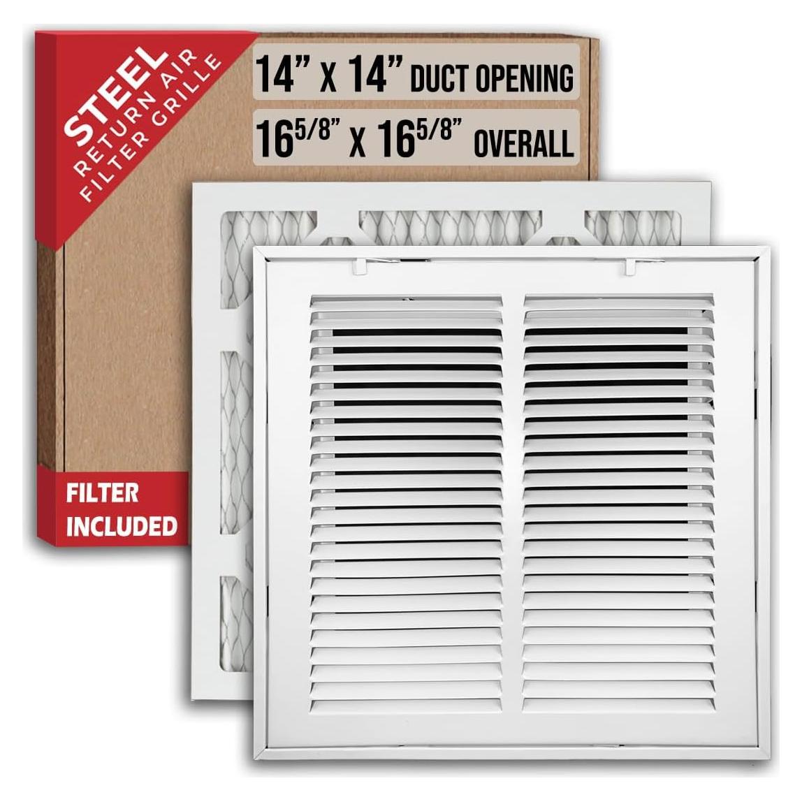 Reja de Aire de Retorno Handua 35.56x35.56 cm con Filtro