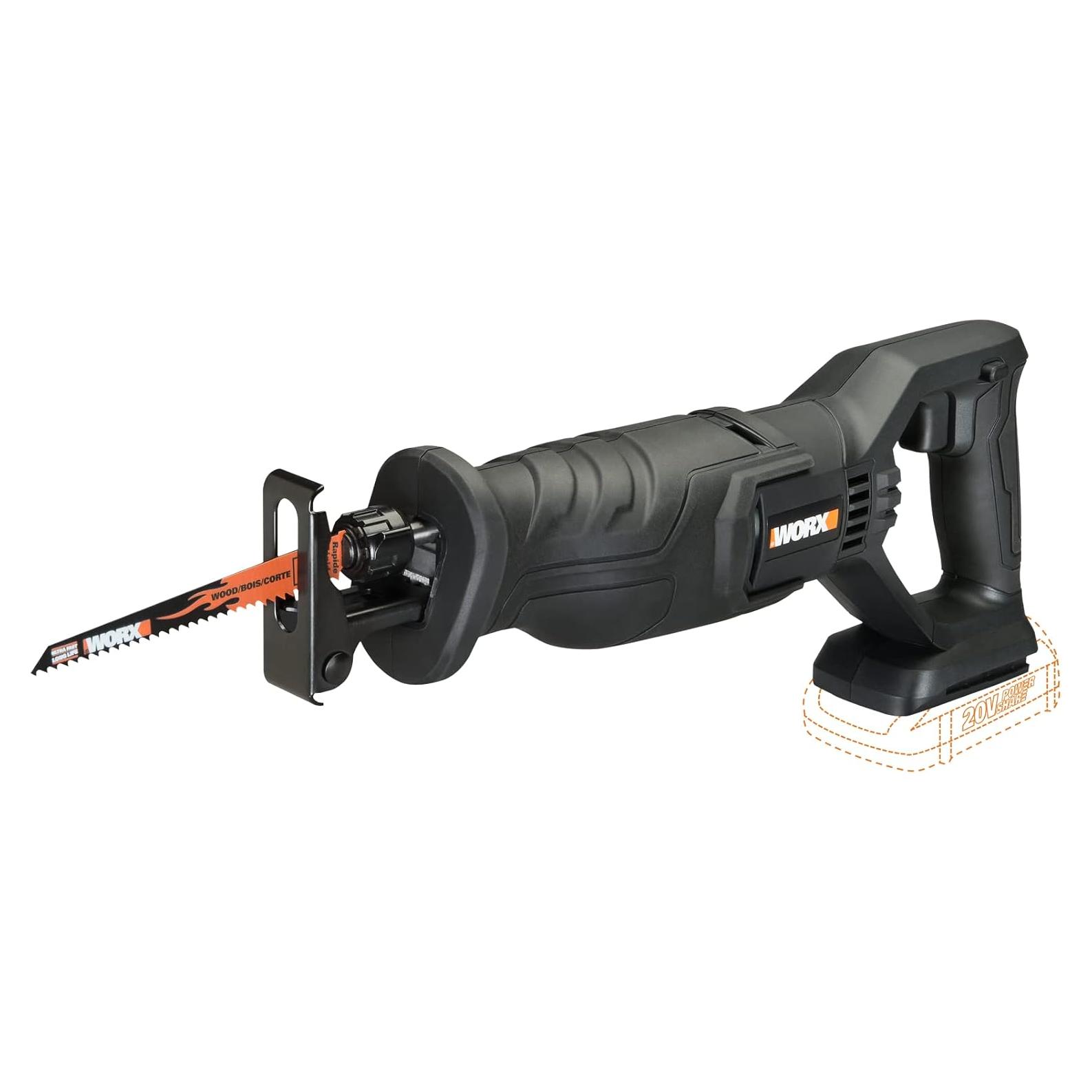 Sierra Recíproca Sin Cable Worx 20V WX500L.9 - 3000 RPM