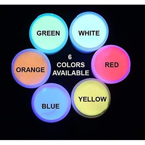 Set de Pintura Acrílica Fluorescente UV Glomania 6x15ml