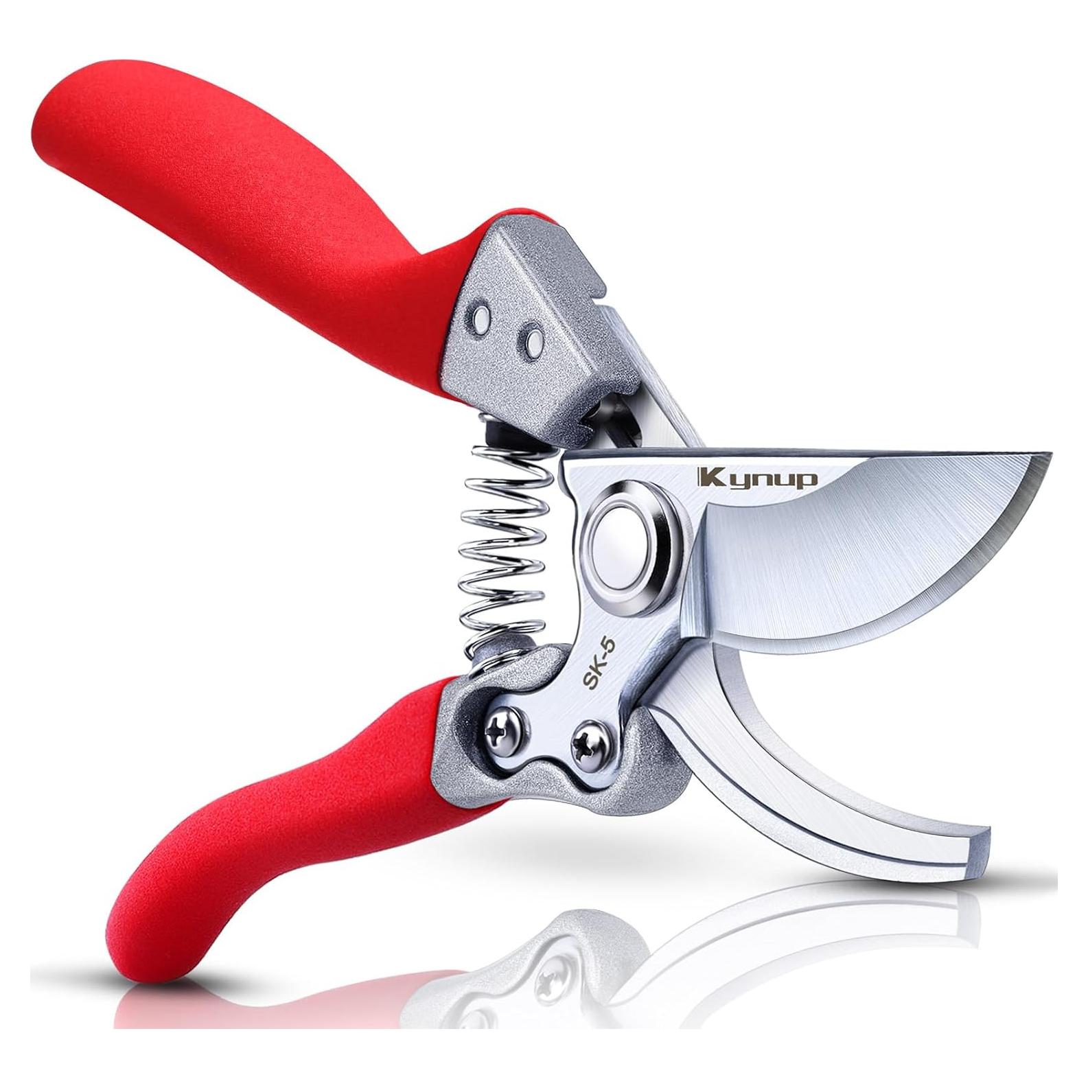 Tijeras de Podar Kynup V11 Rojo, Acero SK-5, 21.8 cm