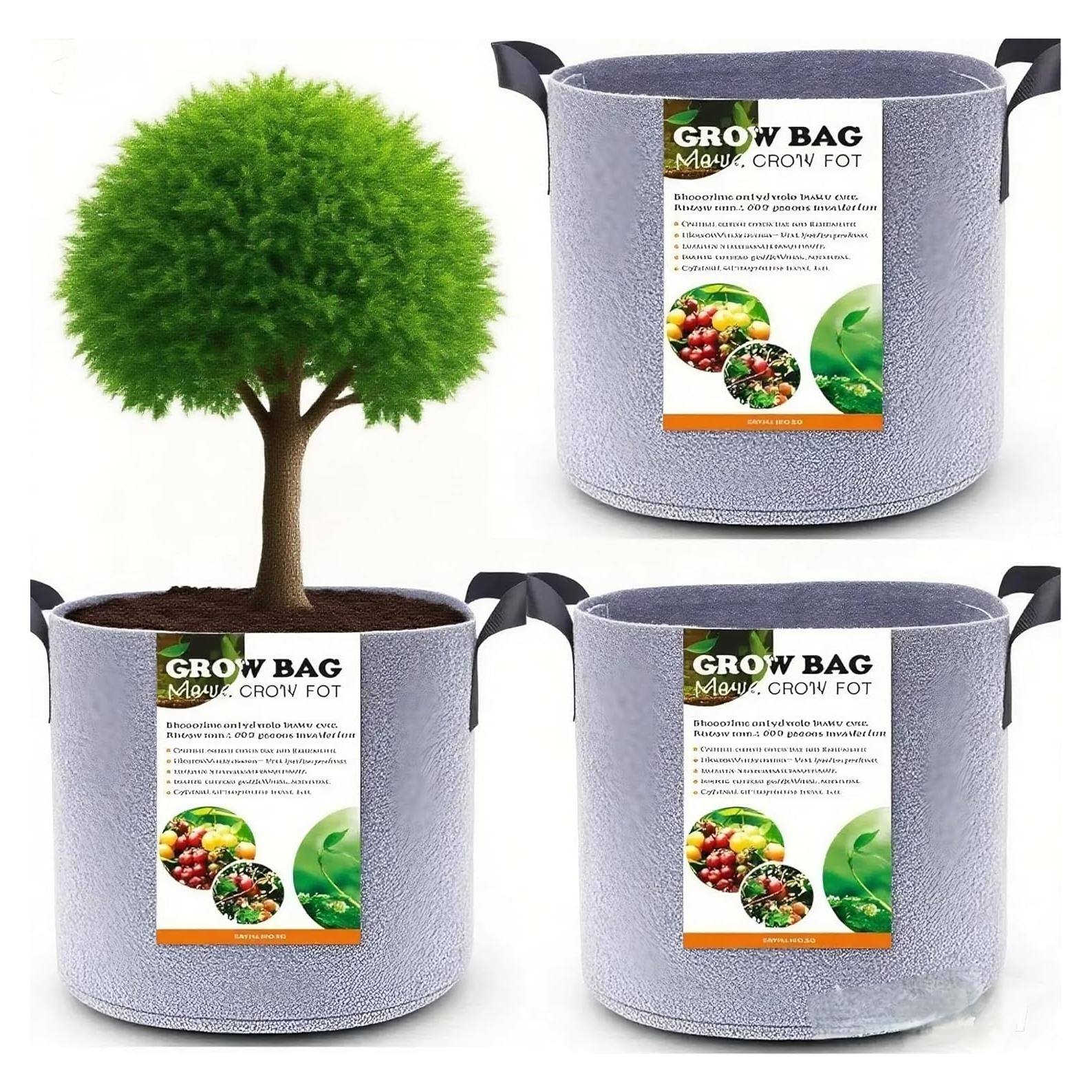 Bolsas de Cultivo Kriopy 75.71L Tela Transpirable con Asas