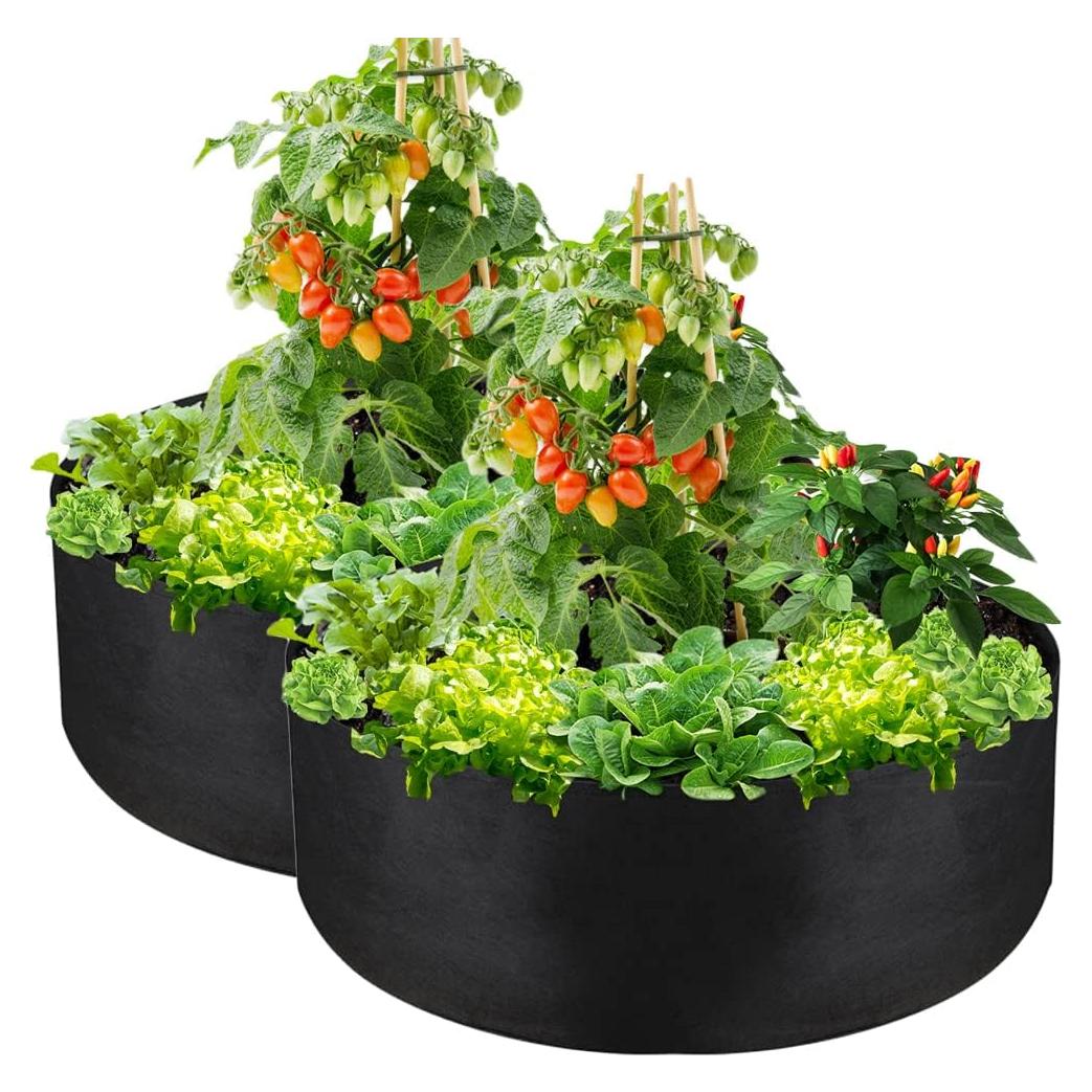 Bolsas de Cultivo de Tela IWNTWY 50 Galones - Paquete de 2