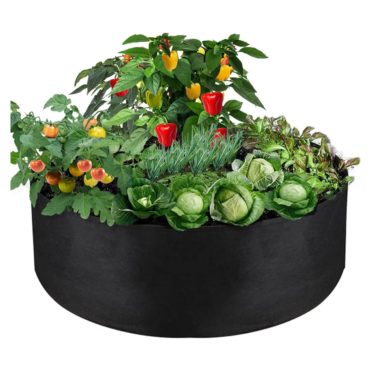 Bolsa de Cultivo 100 Galones IWNTWY - Tela Transpirable 50cm