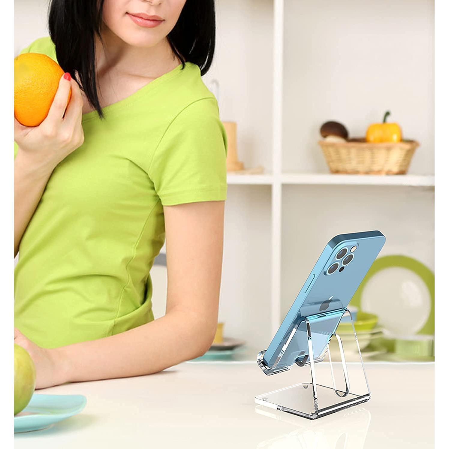 Soporte para Teléfono Crpich Acrílico Transparente 10-20 cm