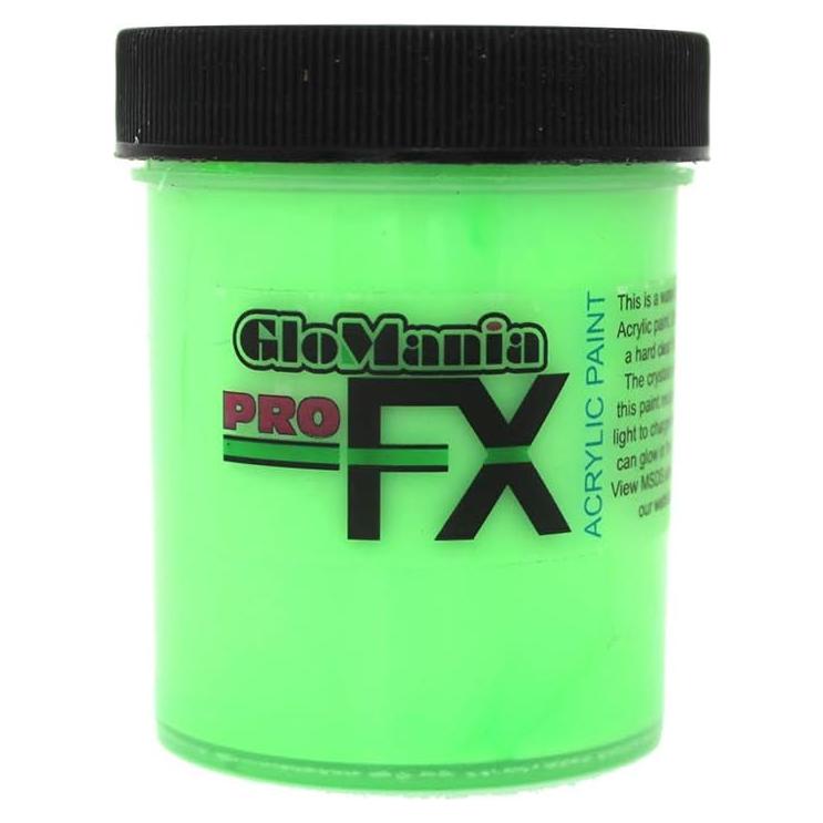 Pintura Acrílica Verde Brillante Glomania 29.57 ml UV