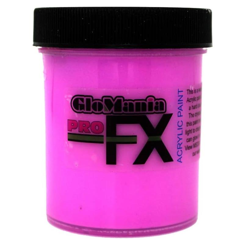 Pintura Acrílica Luminosa Glomania Lila 28.35g Brilla en la Oscuridad