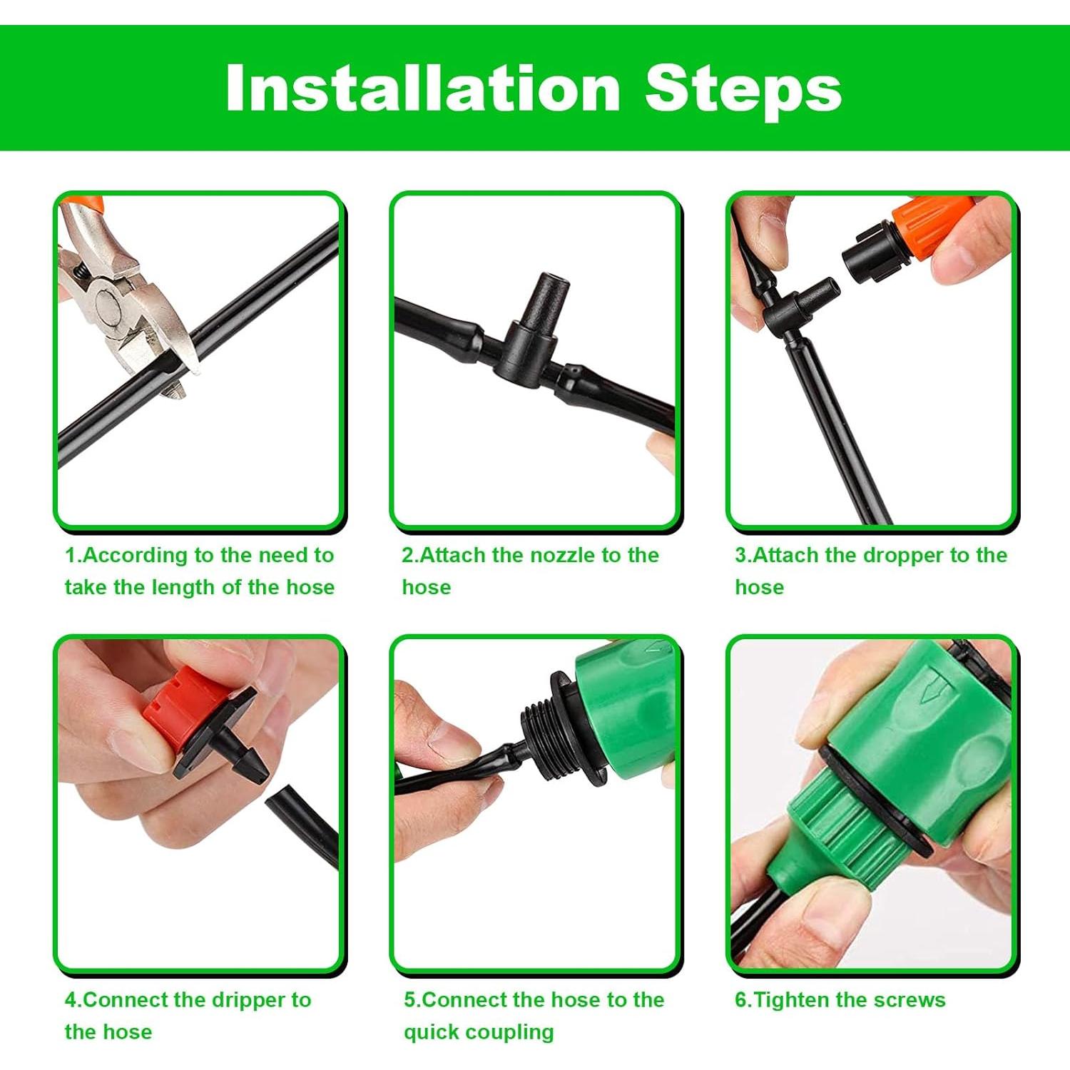 Kit de Riego por Goteo Ambitelligence 30m con Manguera 0.64cm