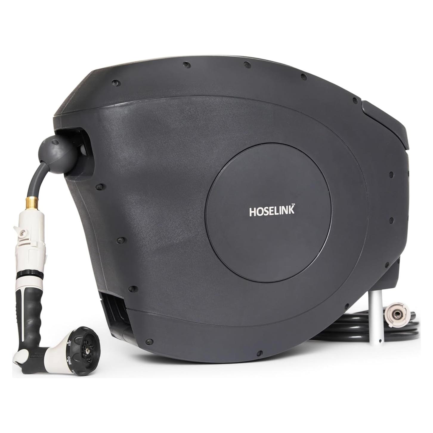 Manguera de Jardín Retráctil Hoselink 15.24m Hi-Flow UV