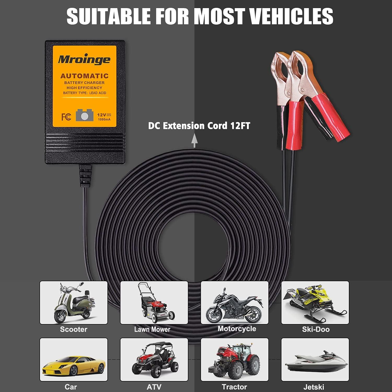 Cargador de Batería Inteligente Mroinge MBC010 12V 1A