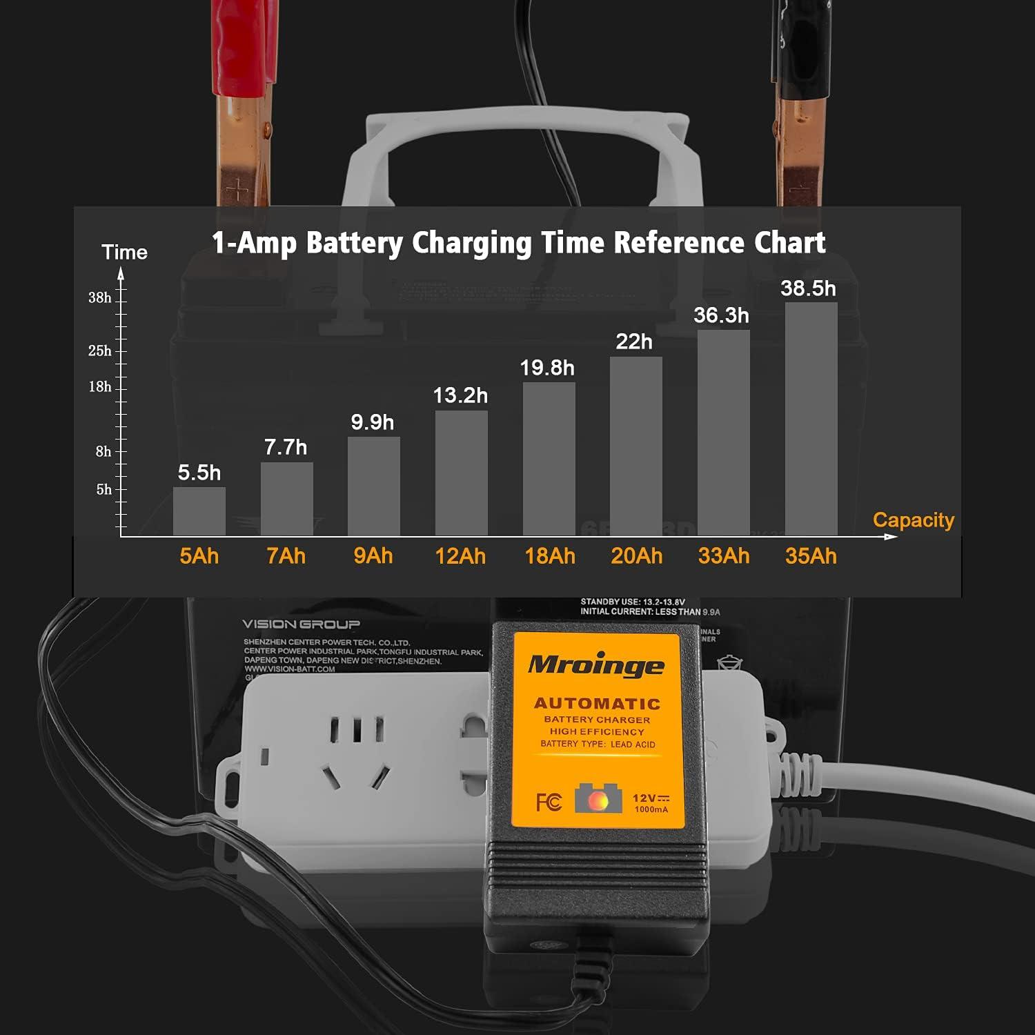Cargador de Batería Inteligente Mroinge MBC010 12V 1A
