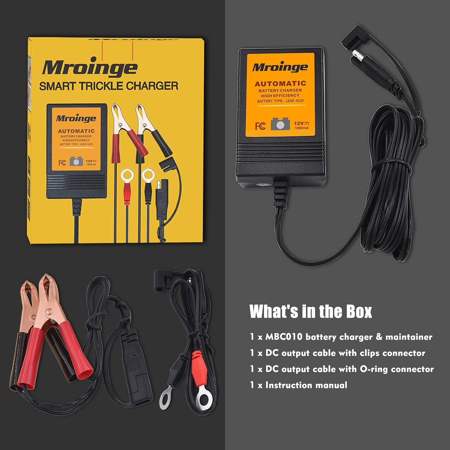 Cargador de Batería Inteligente Mroinge MBC010 12V 1A