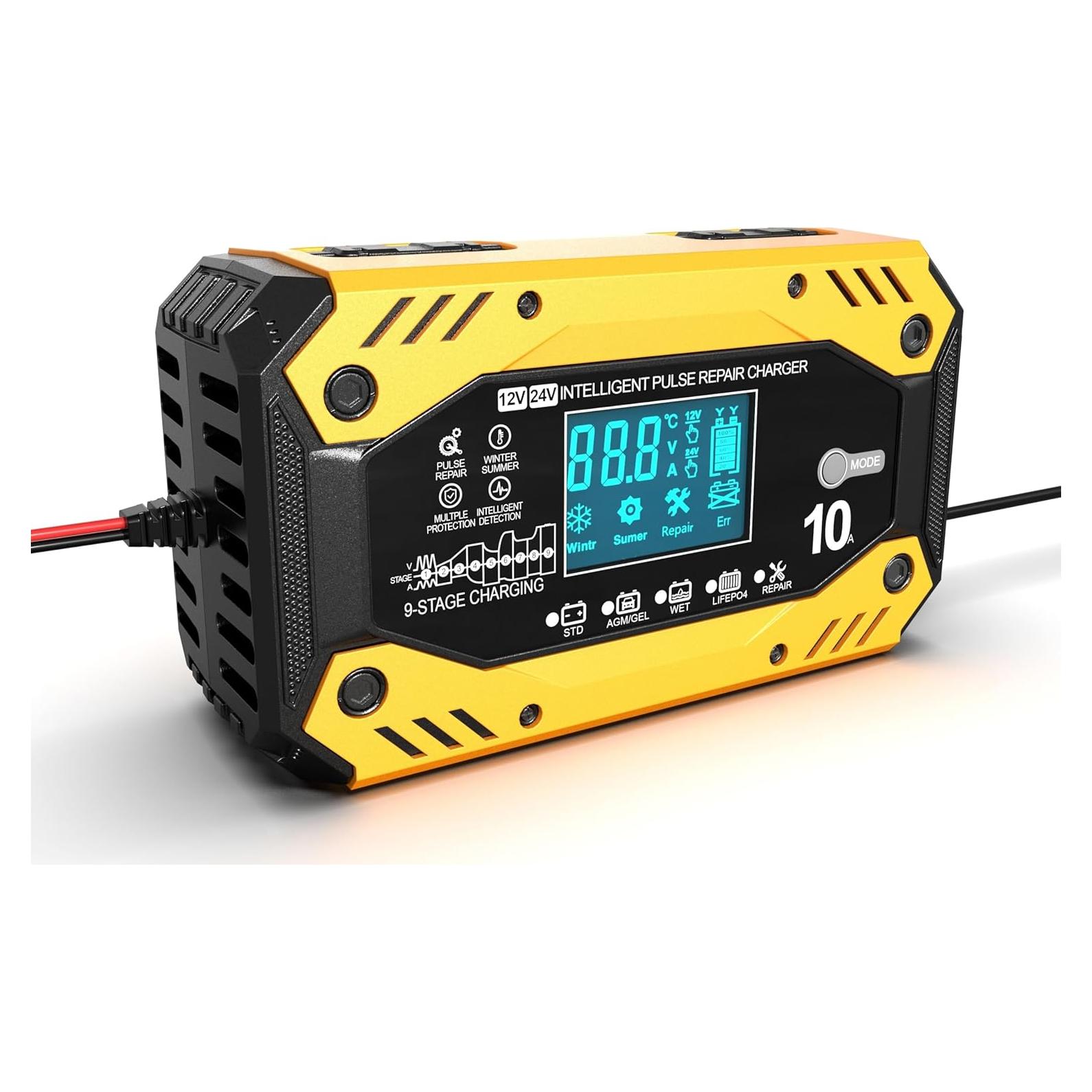 Cargador de Batería Inteligente 10A 12V/24V ESB Automático