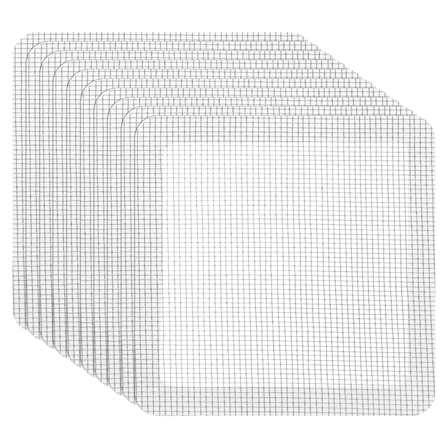 Kit de Reparación de Pantallas de Ventana uxcell - 10 Piezas 10x10cm