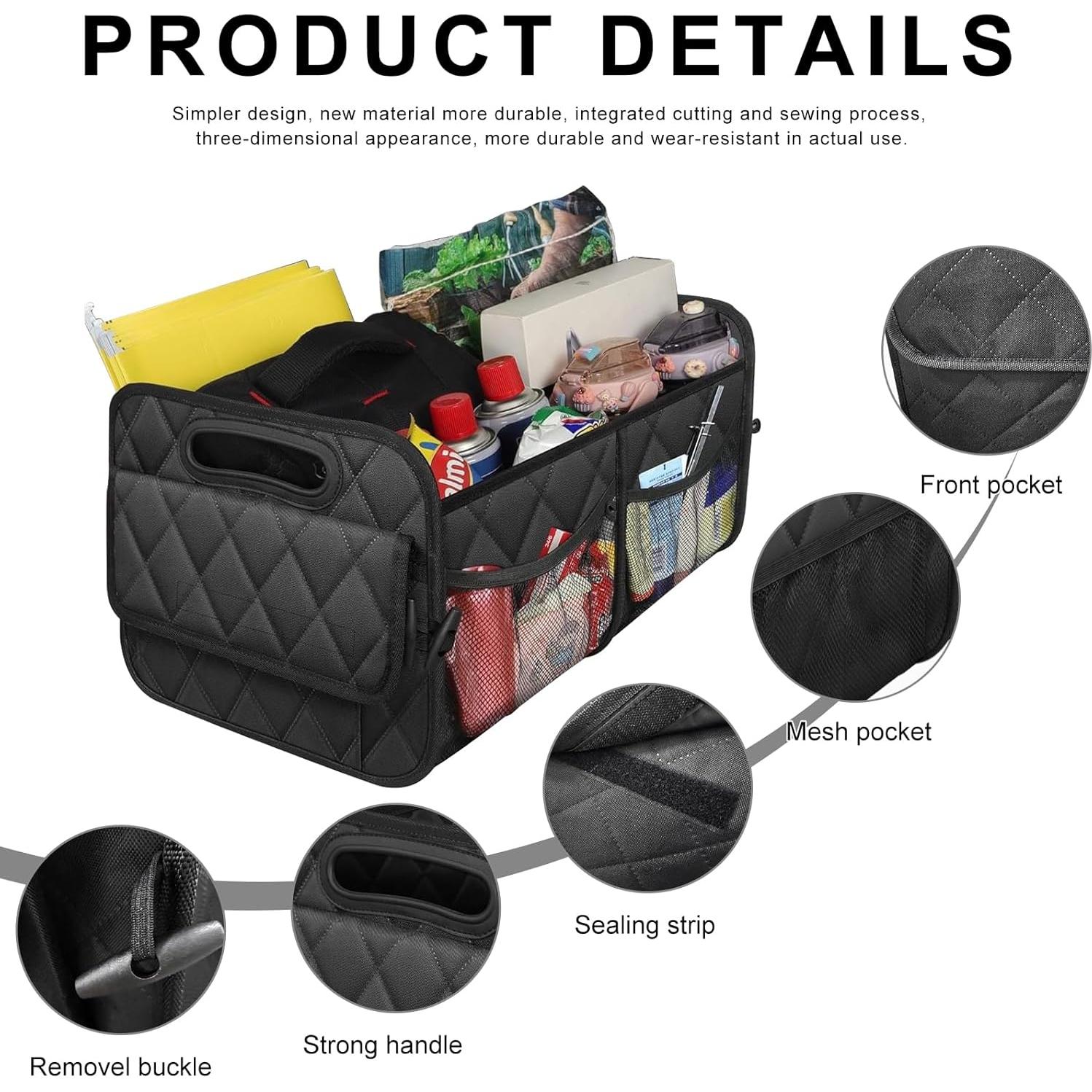 Organizador de Maletero de Coche NYTKL Blanco Impermeable