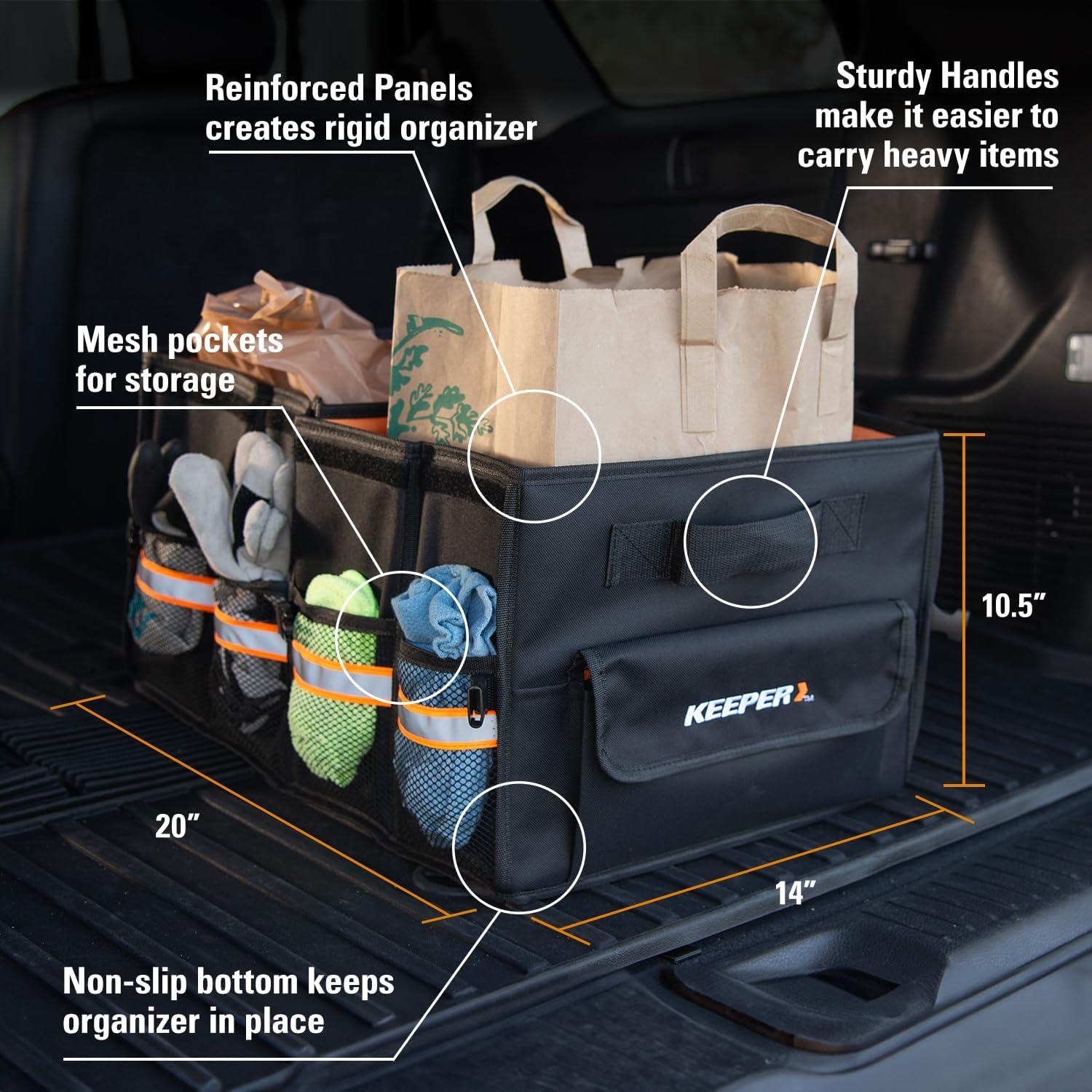 Organizador de Maletero KEEPER Estándar 48L Plegable Antideslizante