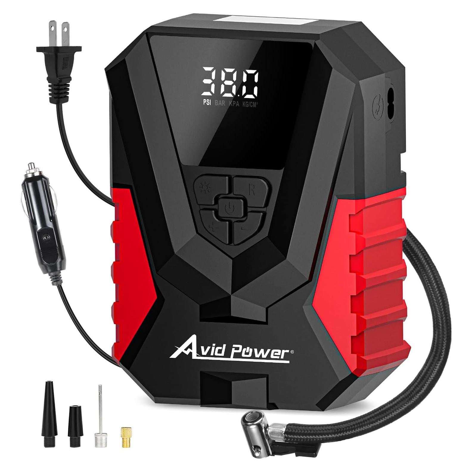 Compresor de Aire Portátil AVID POWER 12V/110V 25 LPM