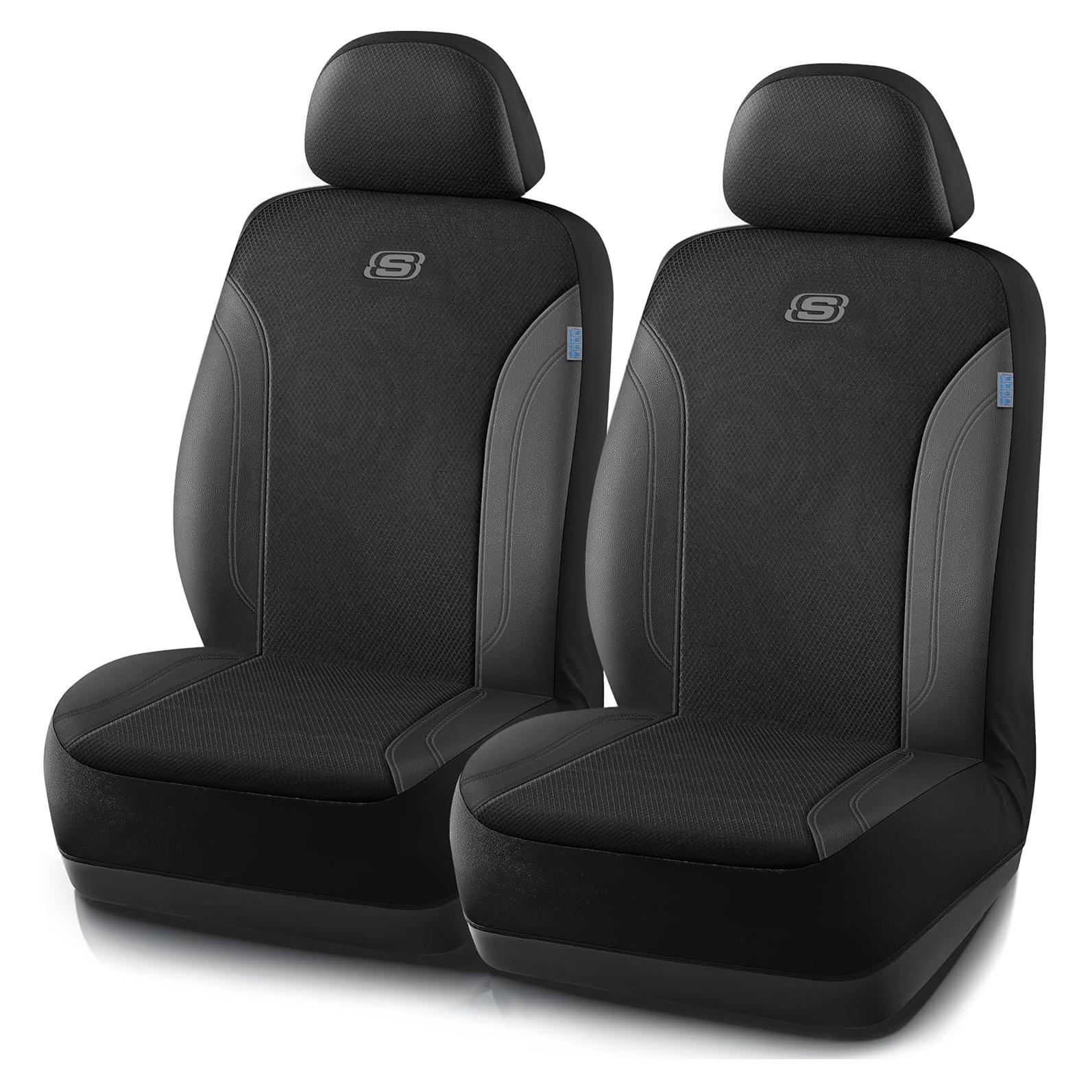 Cubiertas de Asiento Skechers Work Ajuste Universal Negro