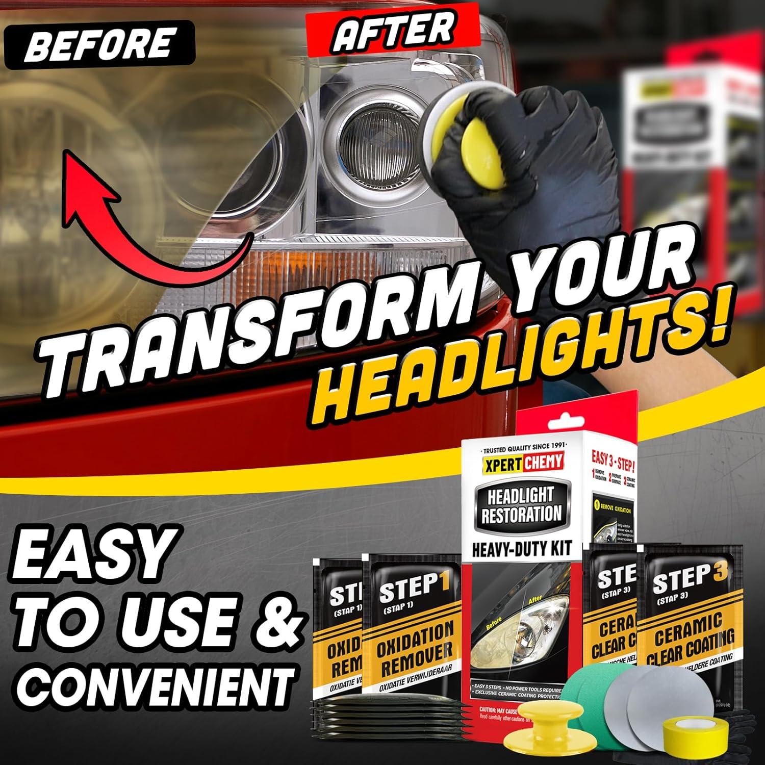 Kit de Restauración de Faros XPERTCHEMY XP005 - Sin Herramientas