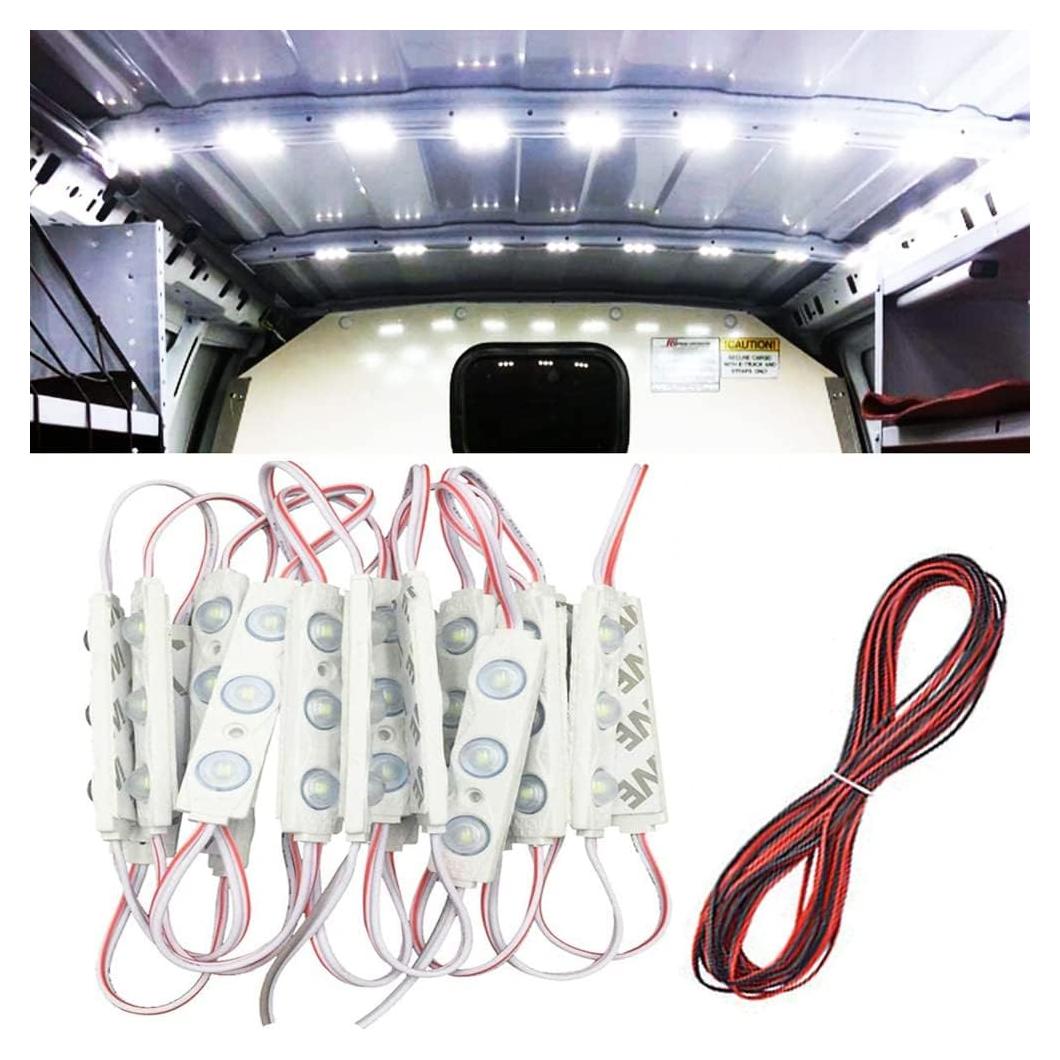 Kit de Luces LED Interior ROYFACC 60 LEDs 12V para Van