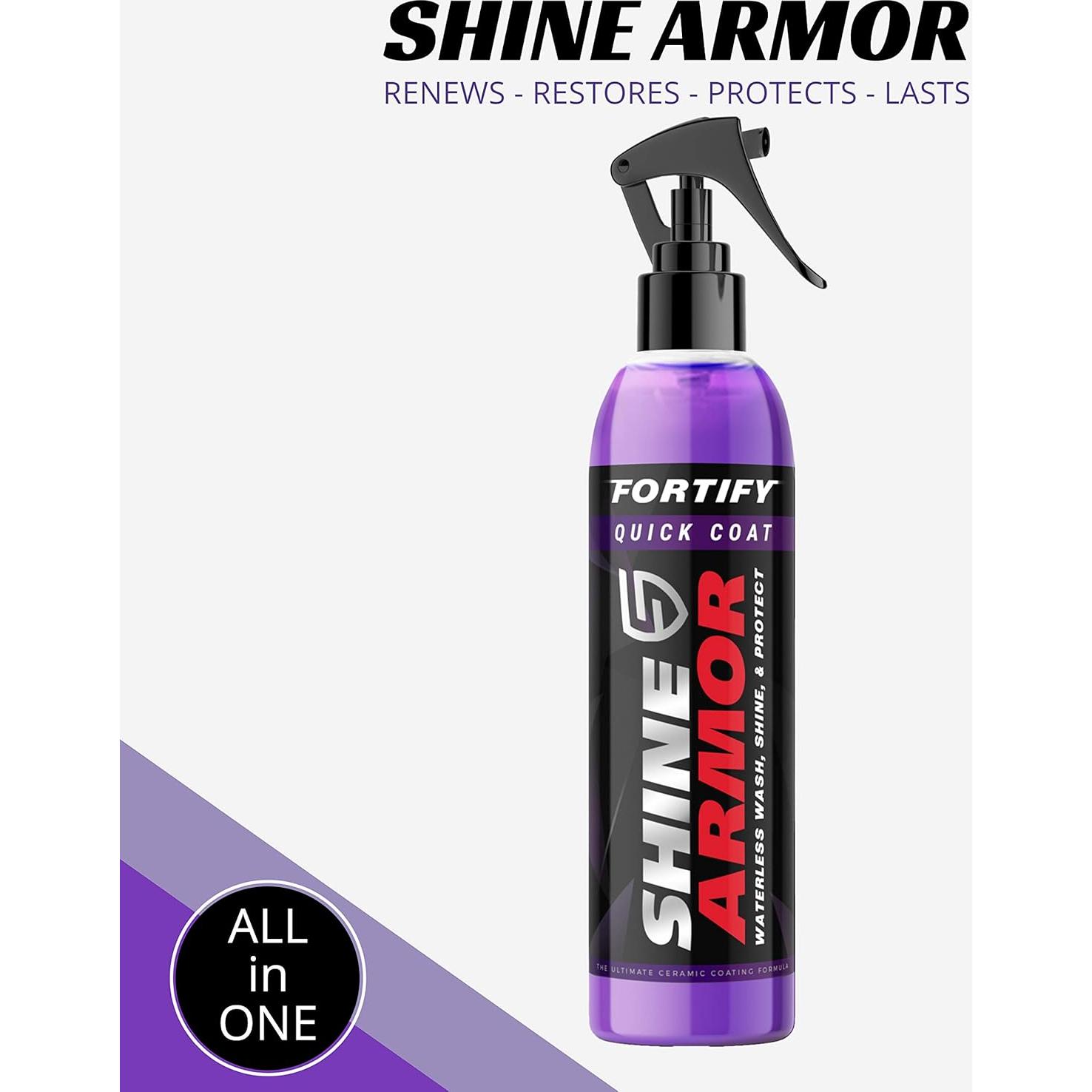 Brillo Armor Spray Cerámico Hidrofóbico 3 en 1 para Autos