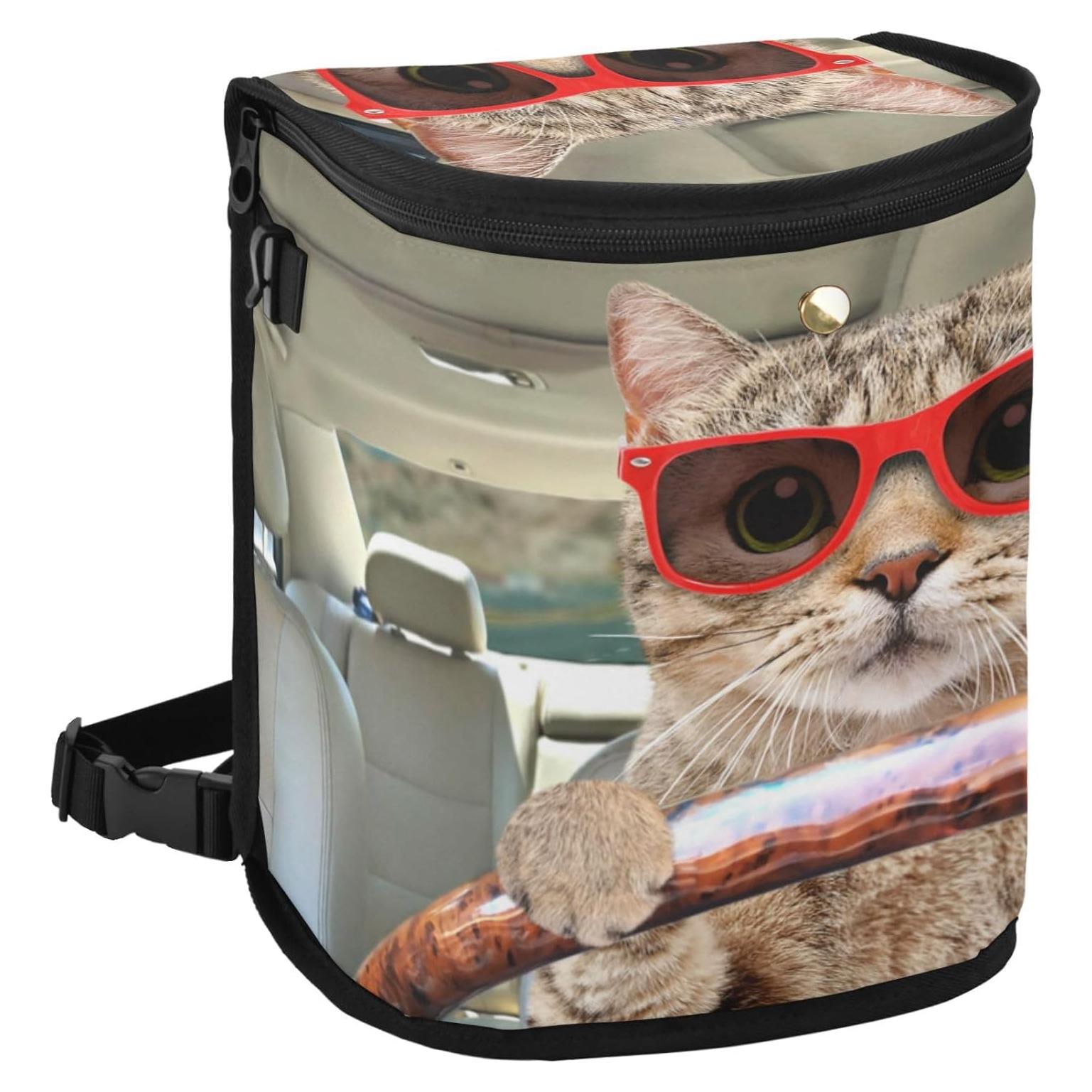 Basurero de Coche Oarencol Impermeable 11.4L con Tapa