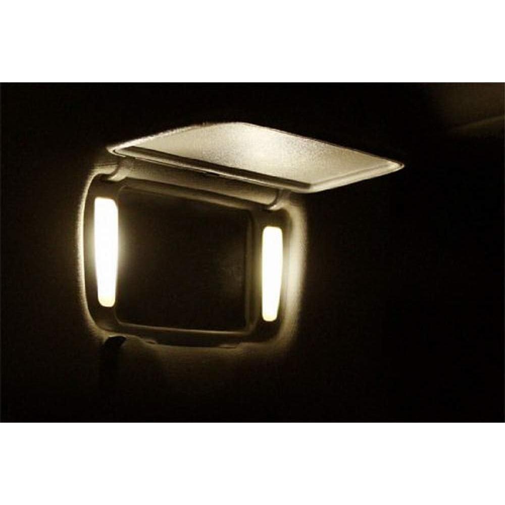 iJDMTOY 3-SMD 29mm 6614F Replacement Bulbs Compatible With Car Sun Visor Vanity Mirror Lights, Warm White